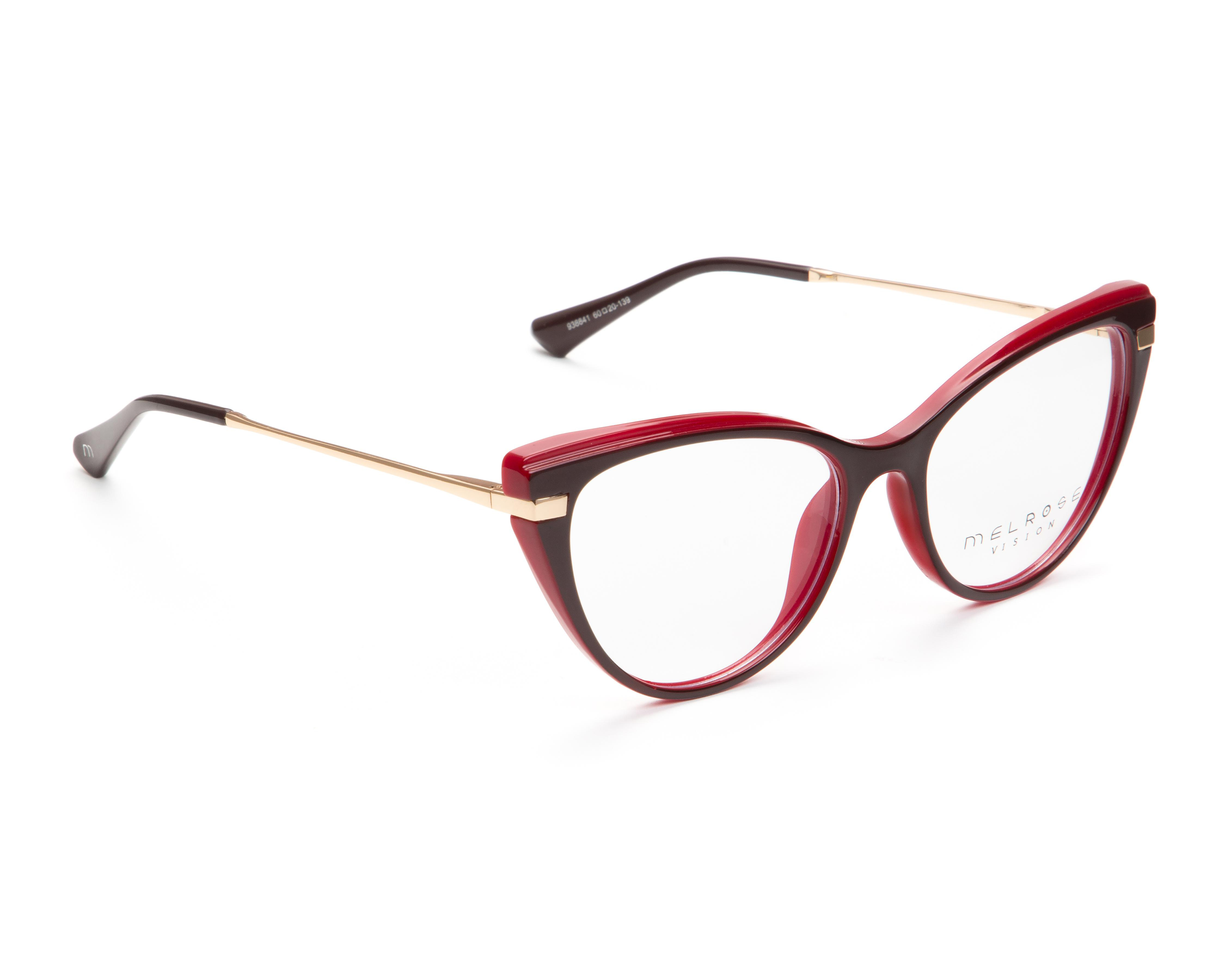 Foto 1 | Armazón Oftálmico para Mujer Melrose Cat Eye Tinto