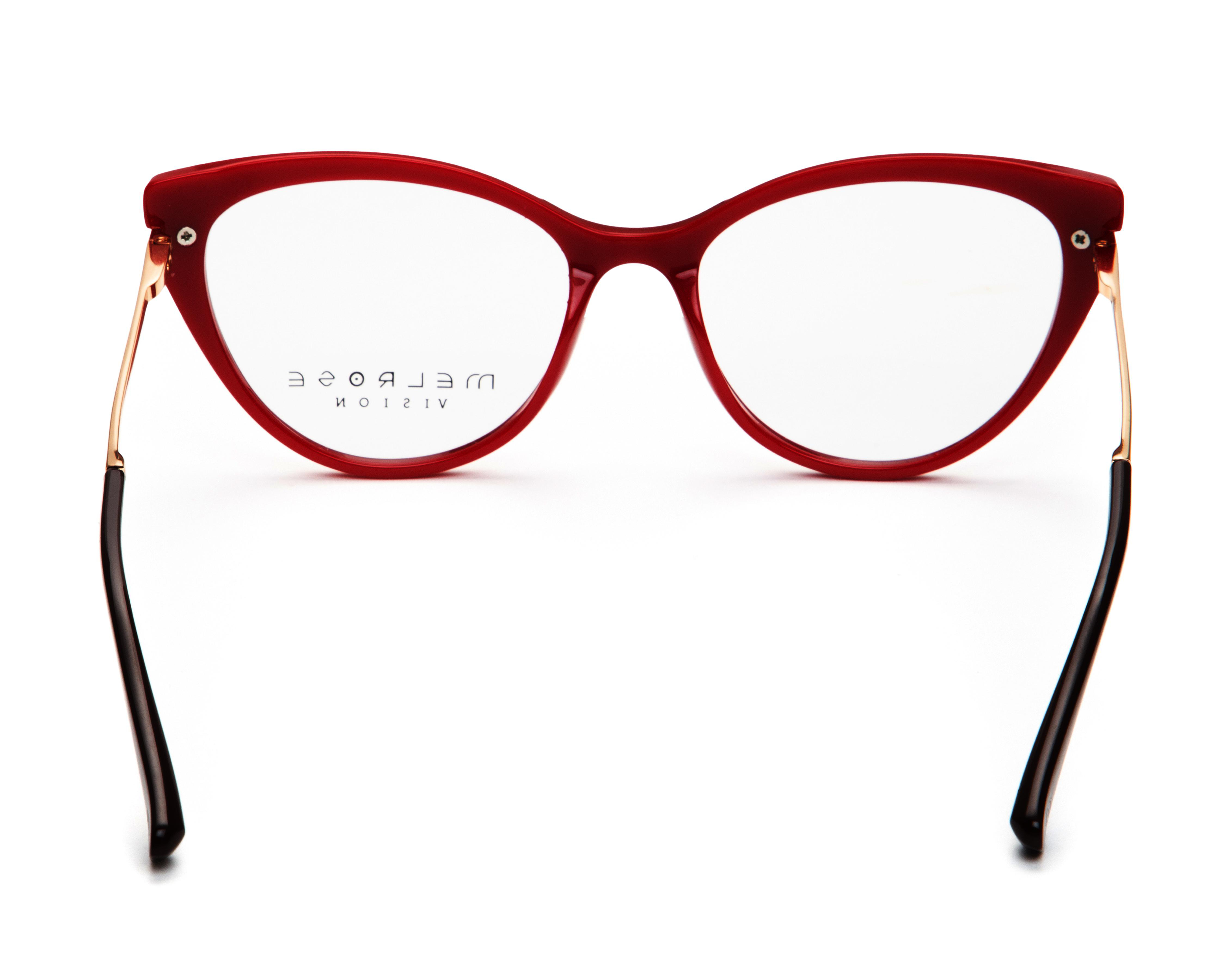 Foto 3 | Armazón Oftálmico para Mujer Melrose Cat Eye Tinto