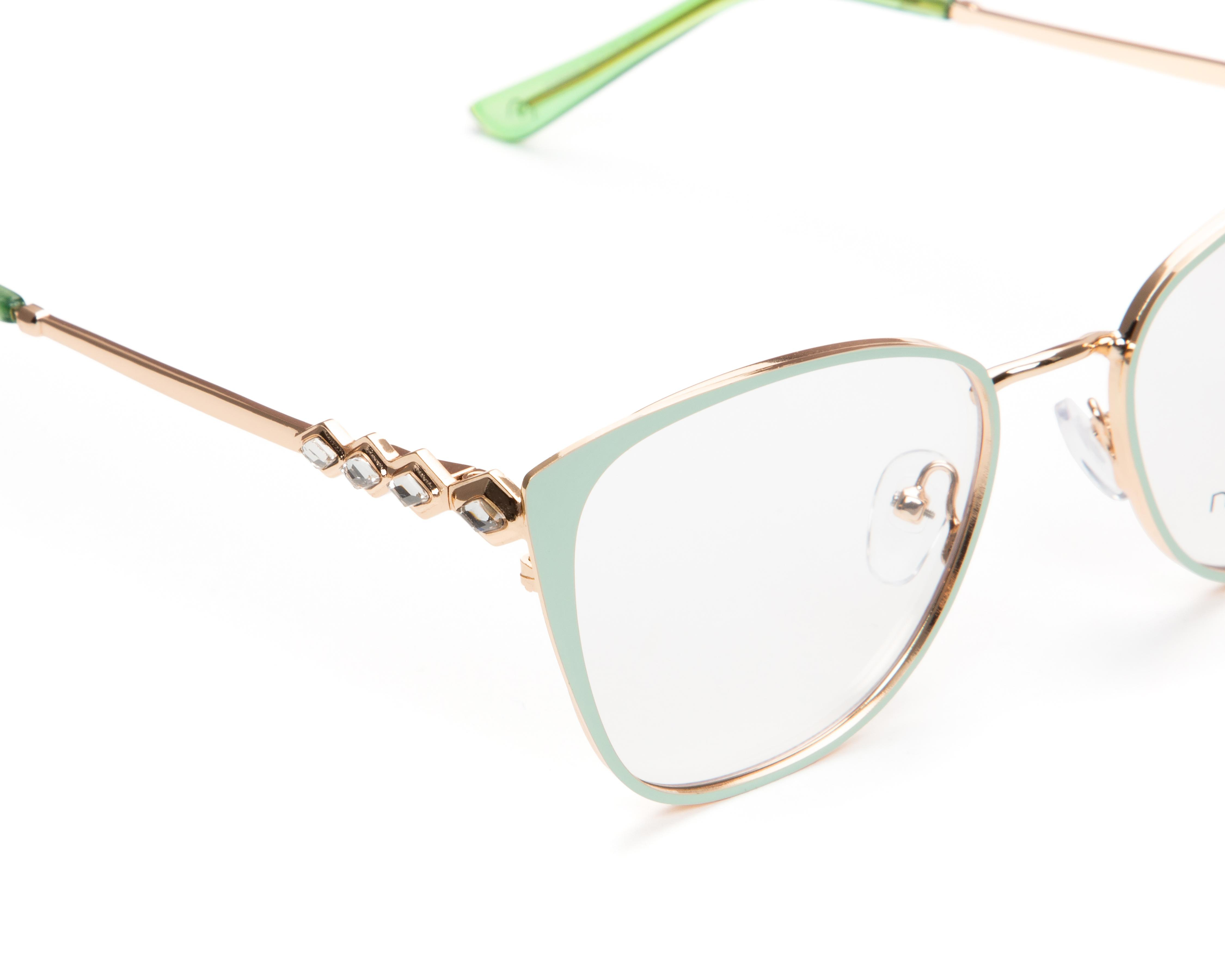 Foto 5 pulgar | Armazón Oftálmico para Mujer Melrose Cat Eye Verde