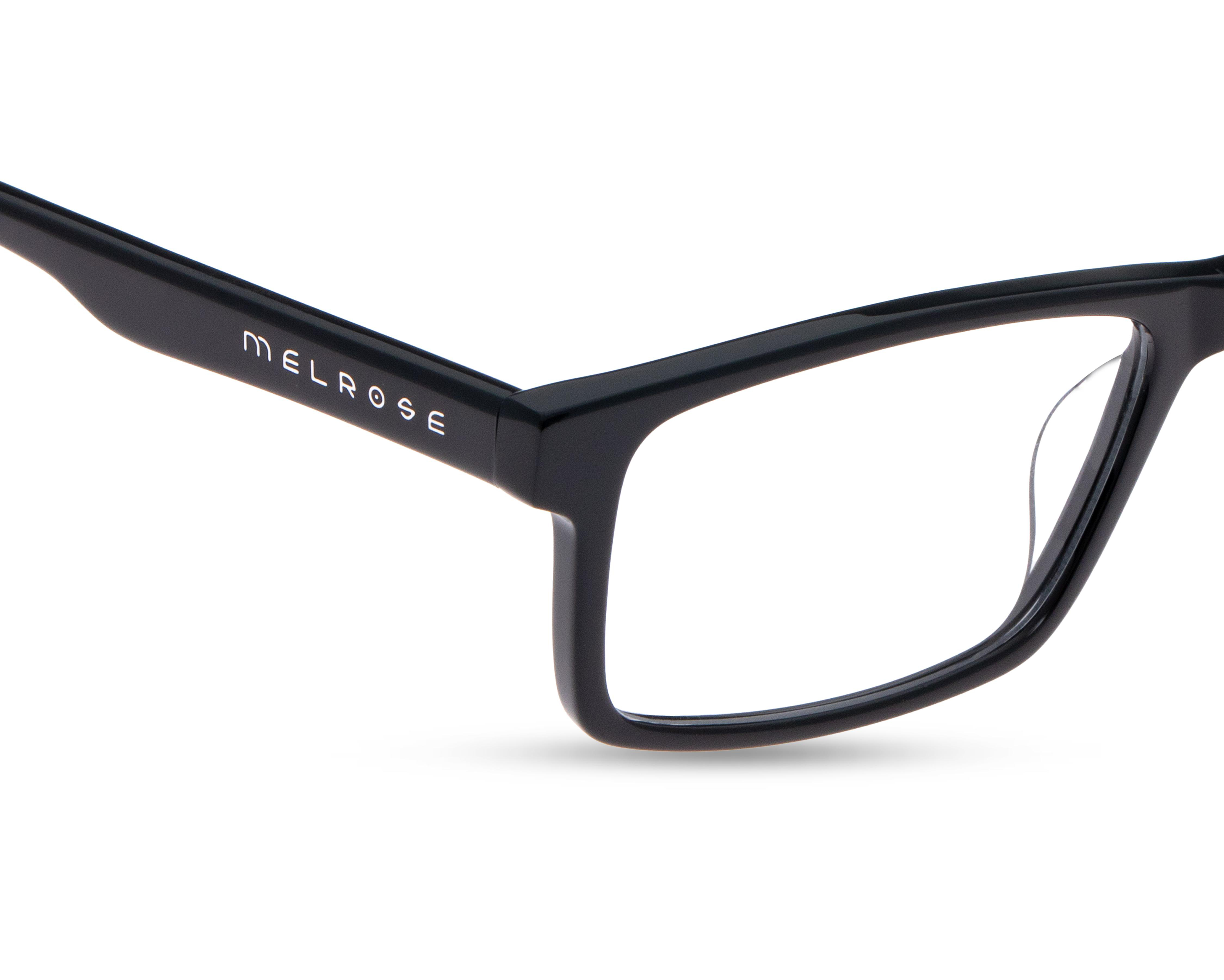Foto 5 pulgar | Armazón Oftálmico Unisex Melrose Cuadrado Negro