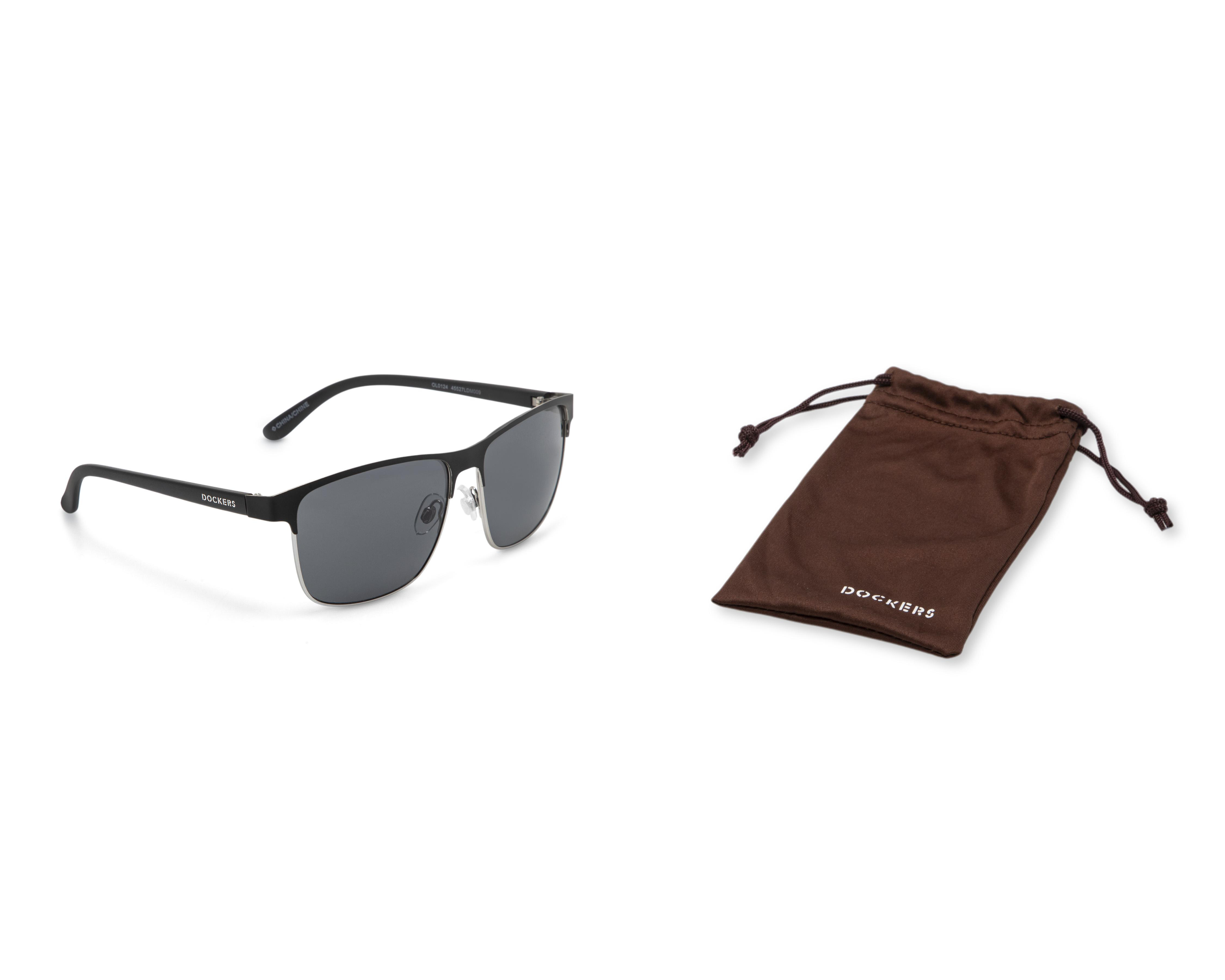 Foto 6 pulgar | Lentes de Sol para Hombre Dockers Wayfarer 45527LDM009 Negro