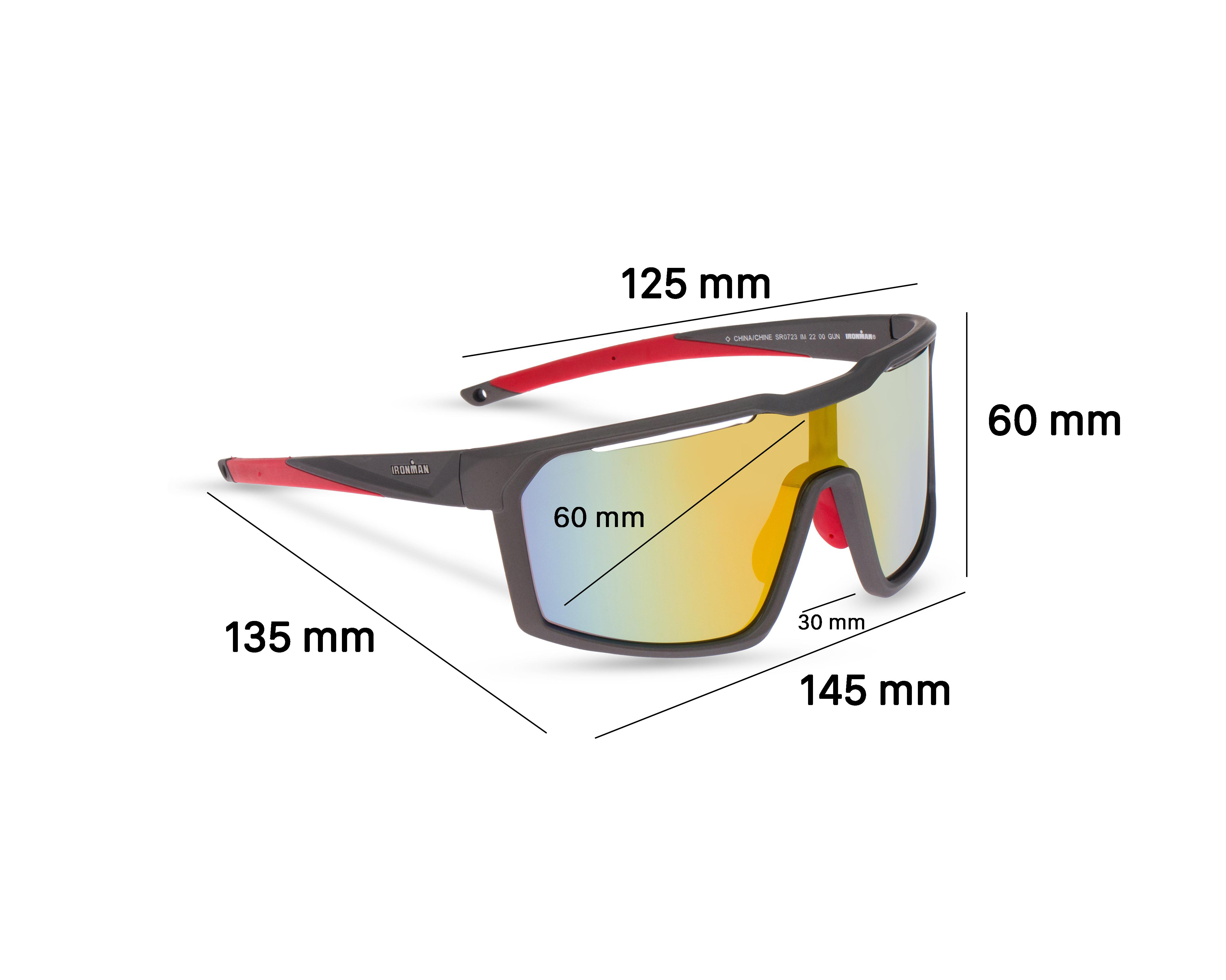 Foto 8 pulgar | Lentes de Sol para Hombre Ironman Deportivos Negros