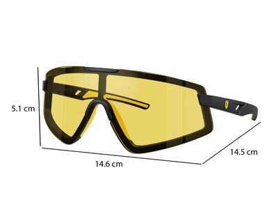 Foto 7 | Lentes de Sol para Hombre Ferrari Deportivo Amarillos