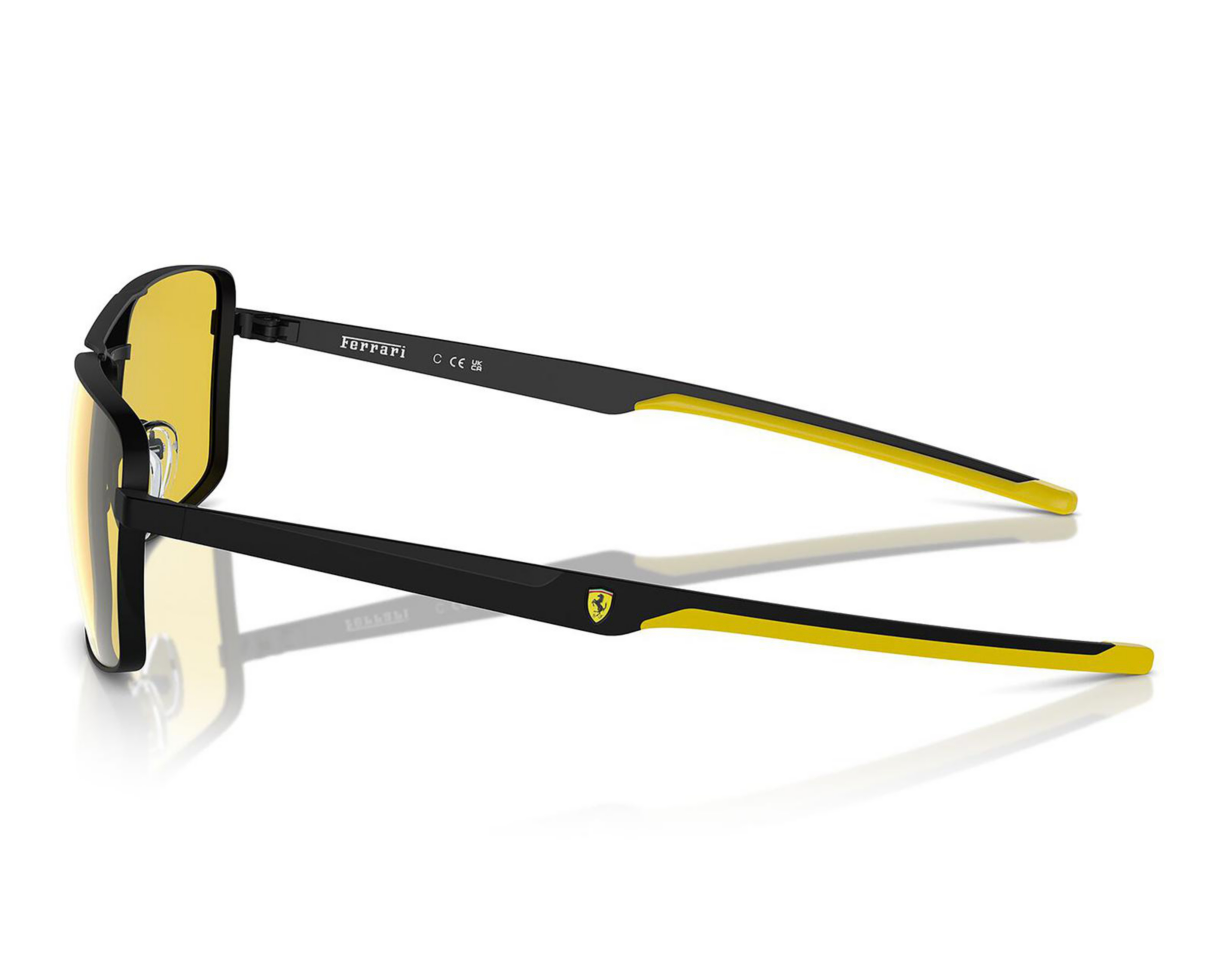 Foto 4 pulgar | Lentes de Sol para Hombre Ferrari Rectangulares Amarillos