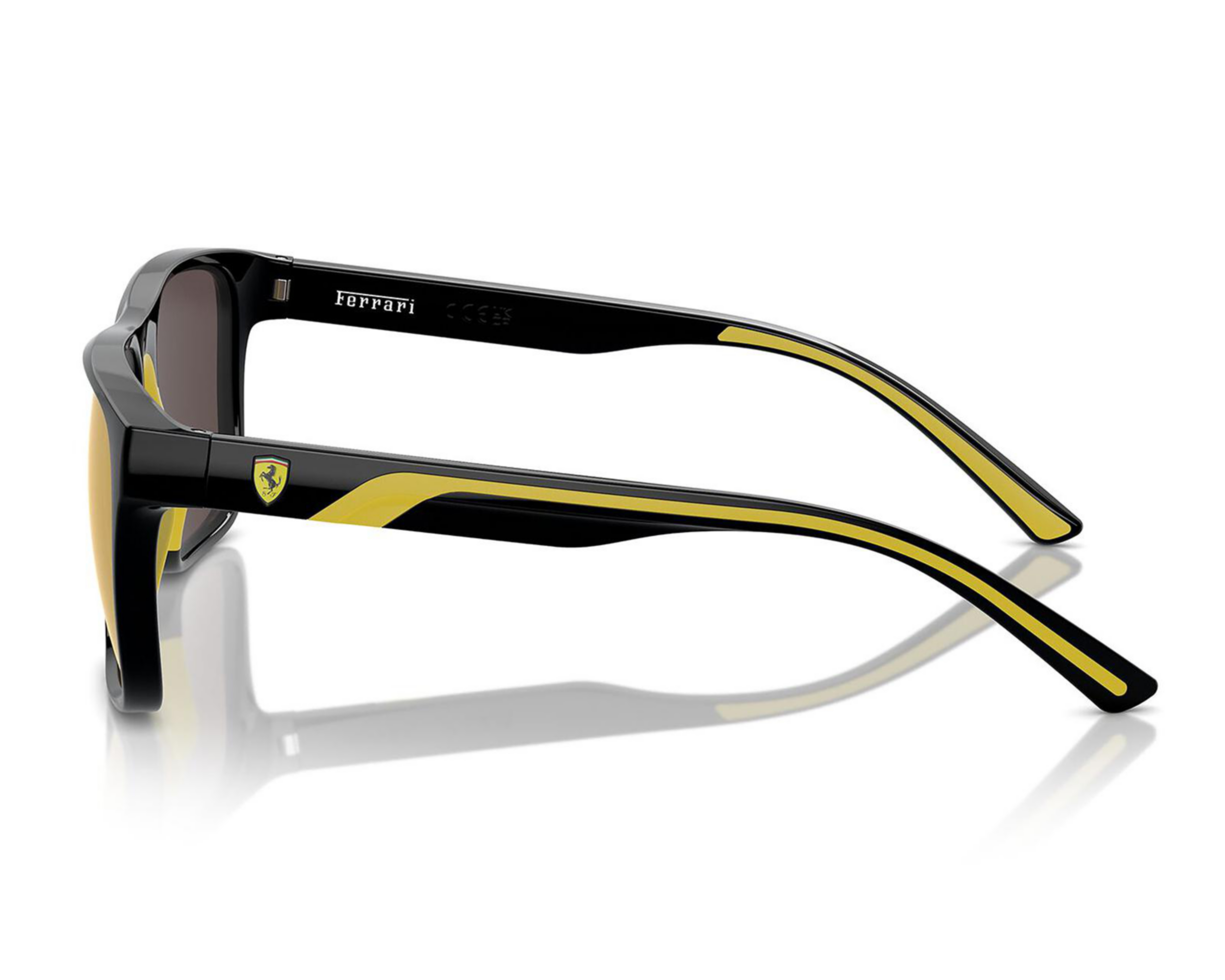 Foto 4 pulgar | Lentes de Sol para Hombre Ferrari Cuadrados Negros