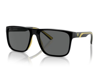 Foto 1 | Lentes de Sol para Hombre Ferrari Cuadrados Negros