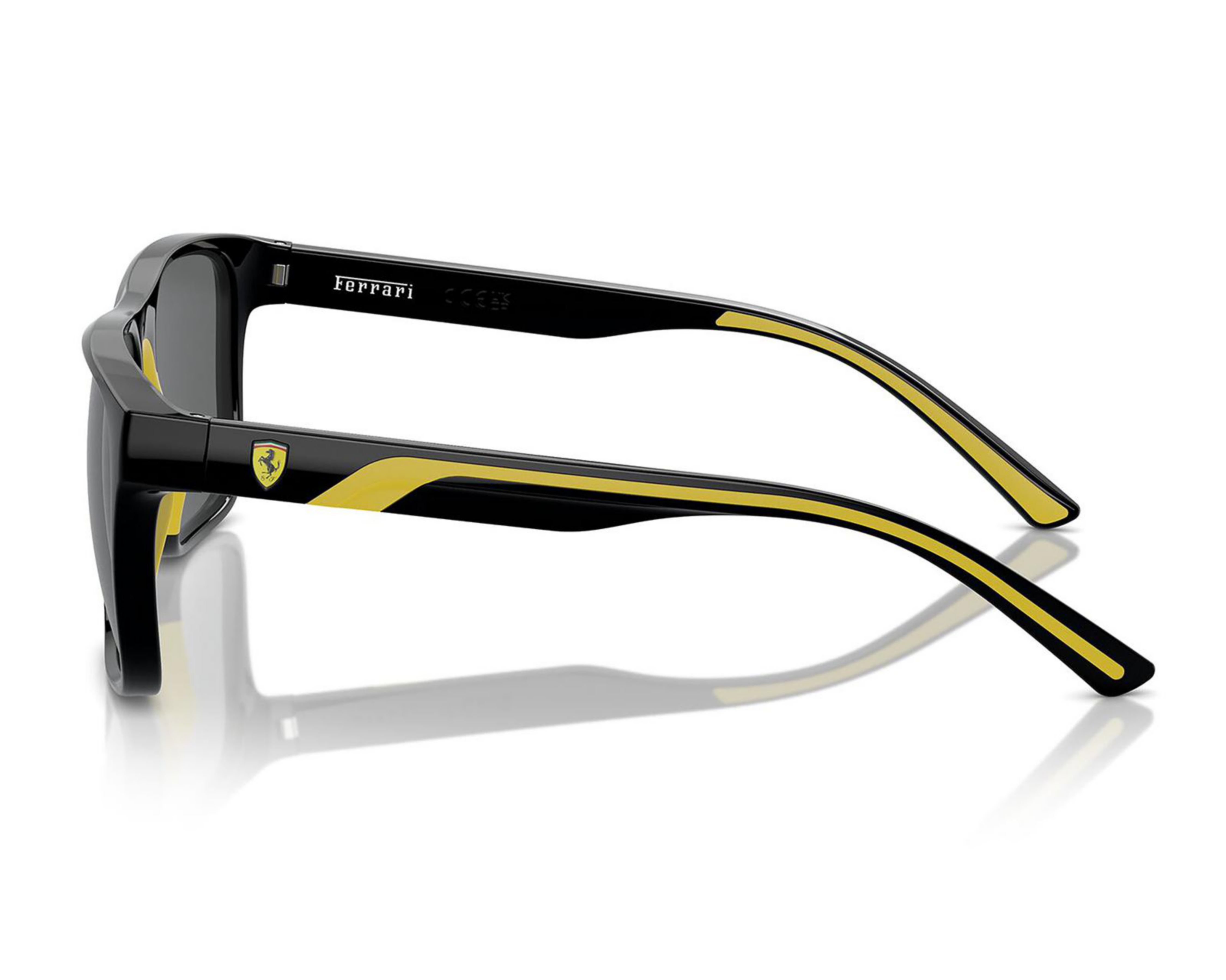 Foto 4 pulgar | Lentes de Sol para Hombre Ferrari Cuadrados Negros