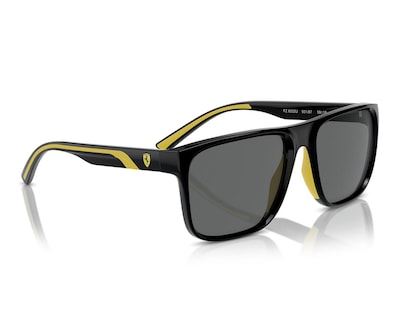 Foto 5 | Lentes de Sol para Hombre Ferrari Cuadrados Negros