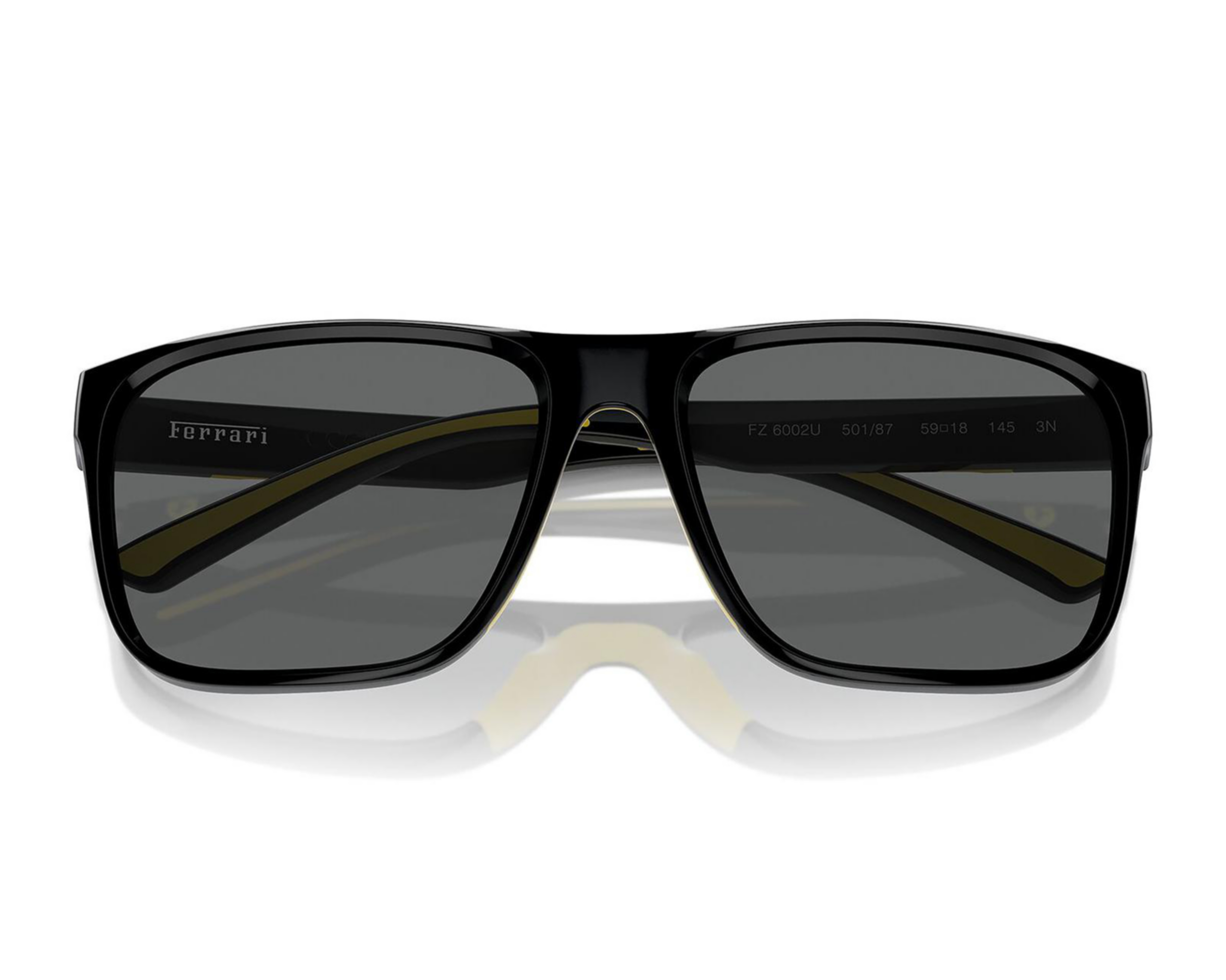 Foto 6 | Lentes de Sol para Hombre Ferrari Cuadrados Negros