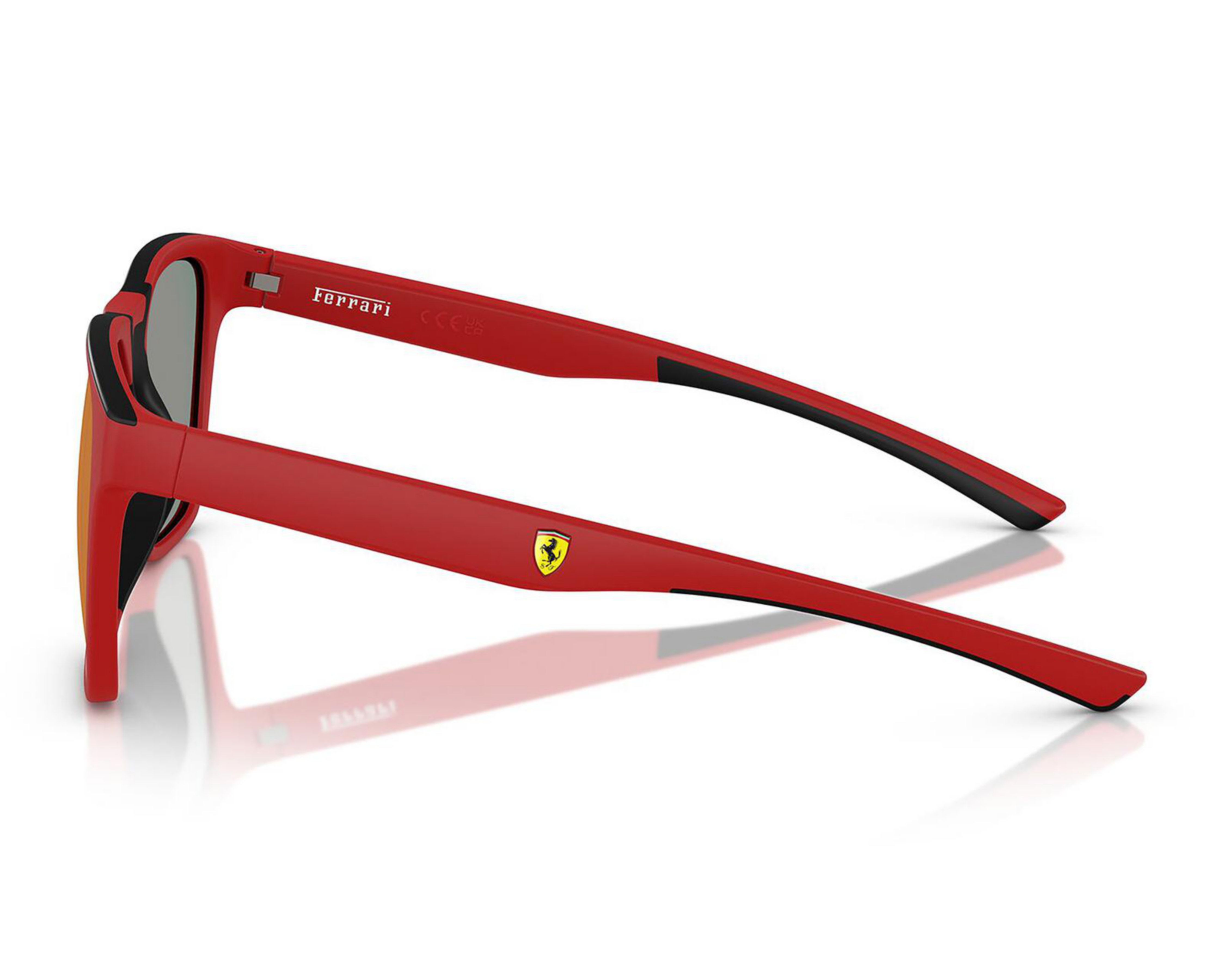 Foto 4 pulgar | Lentes de Sol para Hombre Ferrari Cuadrados Rojos