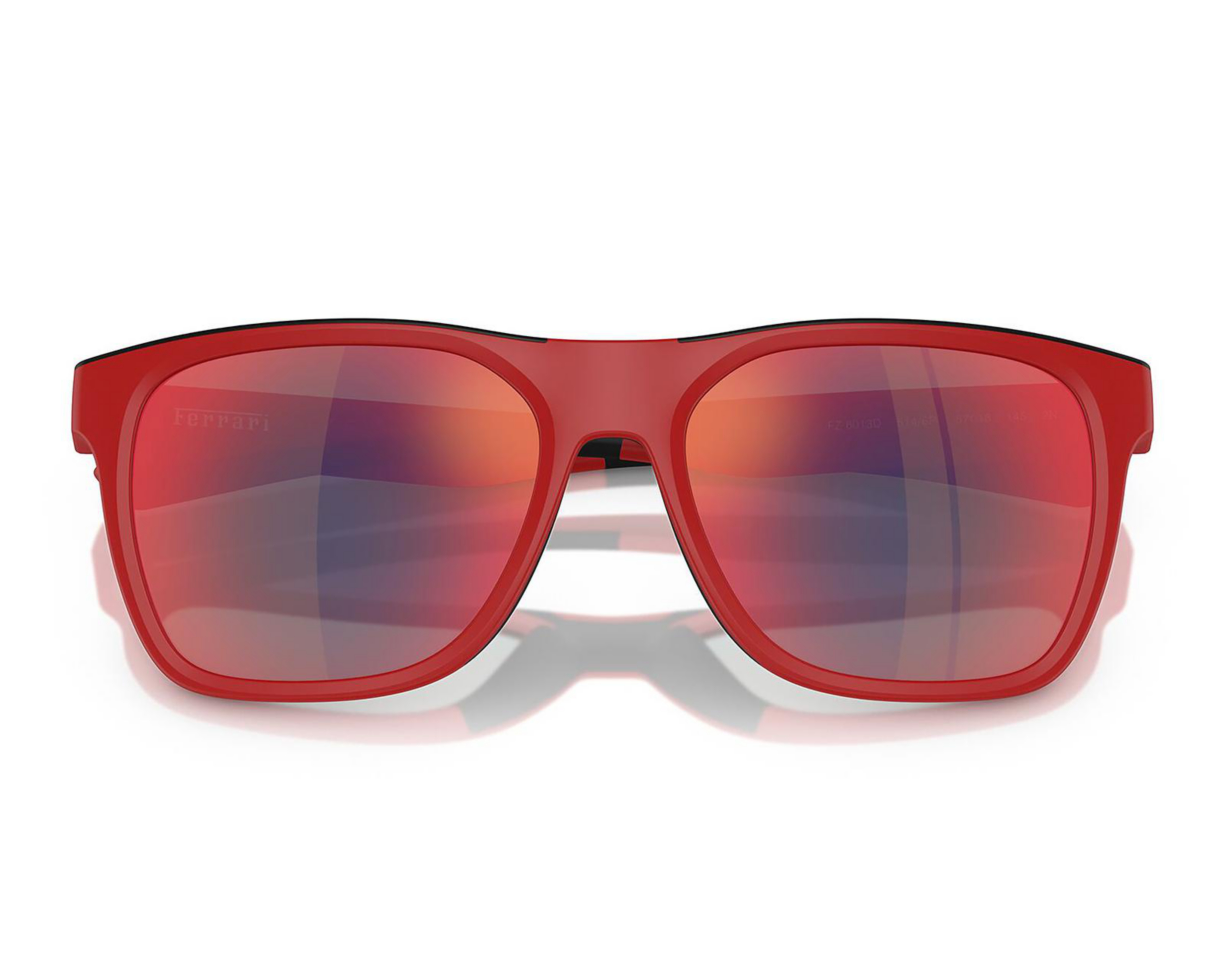 Foto 7 pulgar | Lentes de Sol para Hombre Ferrari Cuadrados Rojos