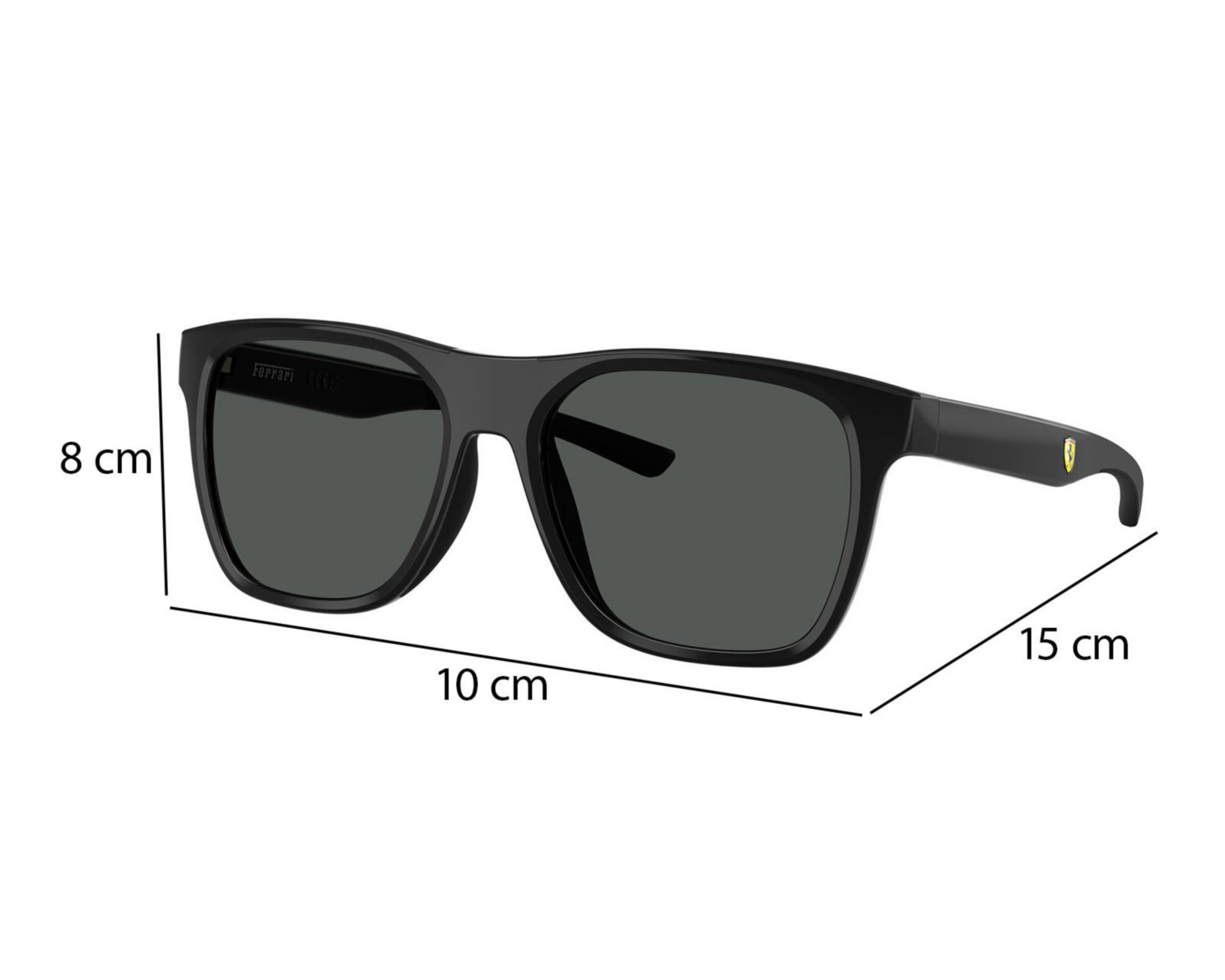 Foto 7 | Lentes de Sol para Hombre Ferrari Wayfarer 0FZ6013D  Negro