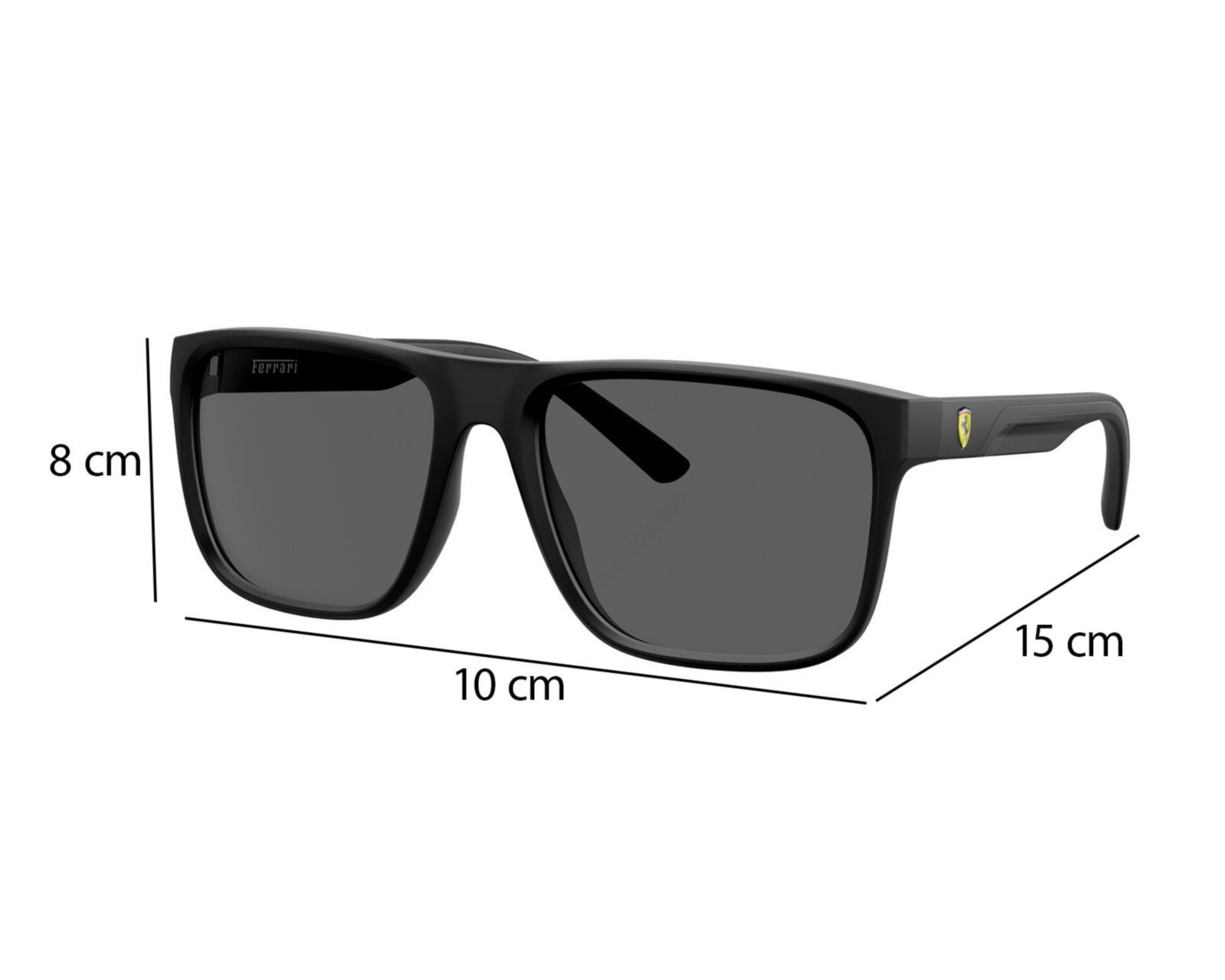 Foto 8 pulgar | Lentes de Sol para Hombre Ferrari Cuadrado 0FZ6002U Negro