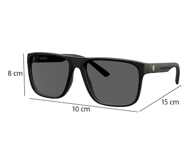 Foto 7 | Lentes de Sol para Hombre Ferrari Cuadrado 0FZ6002U Negro