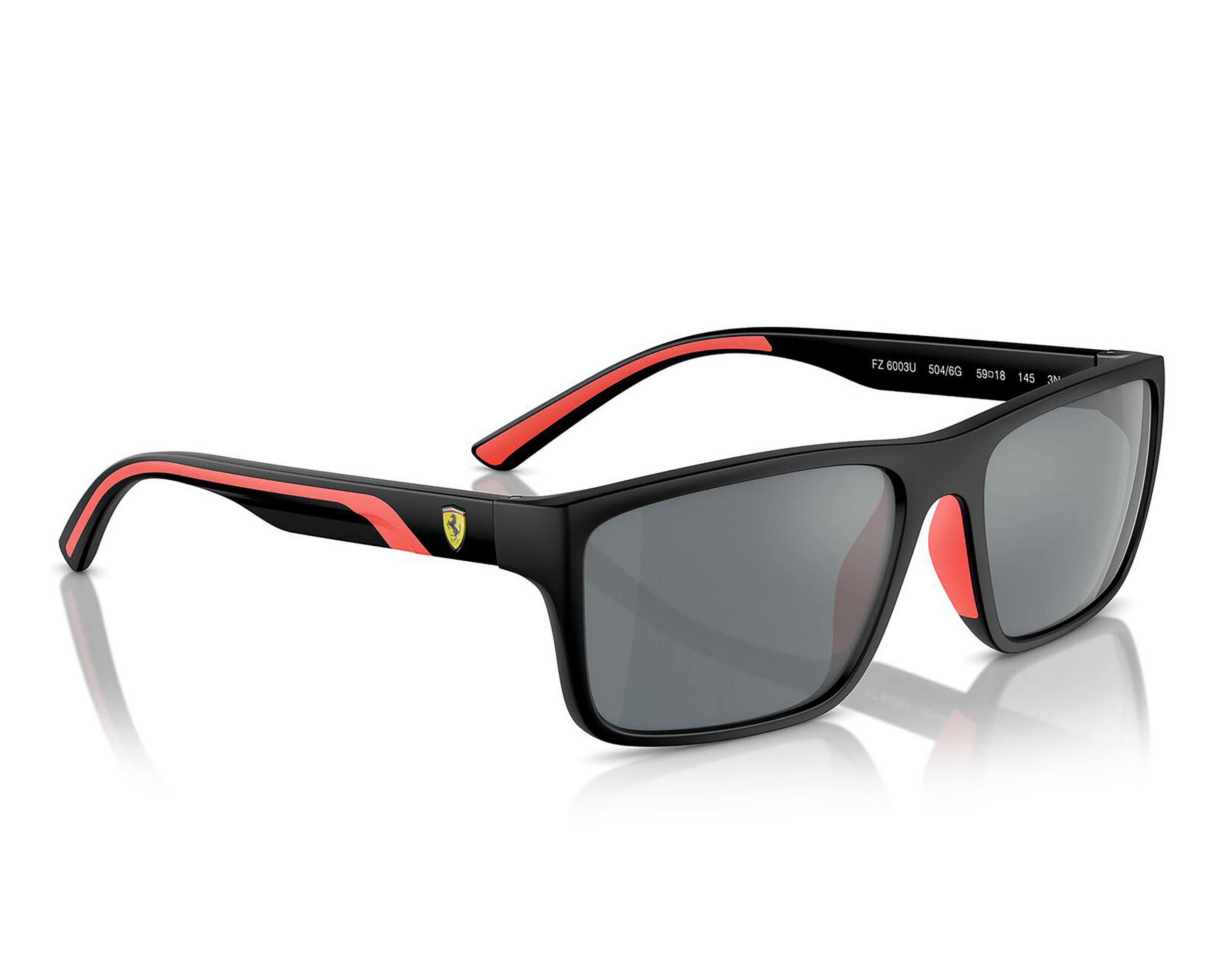 Foto 6 pulgar | Lentes de Sol para Hombre Ferrari Cuadrados 0FZ6003U Negro