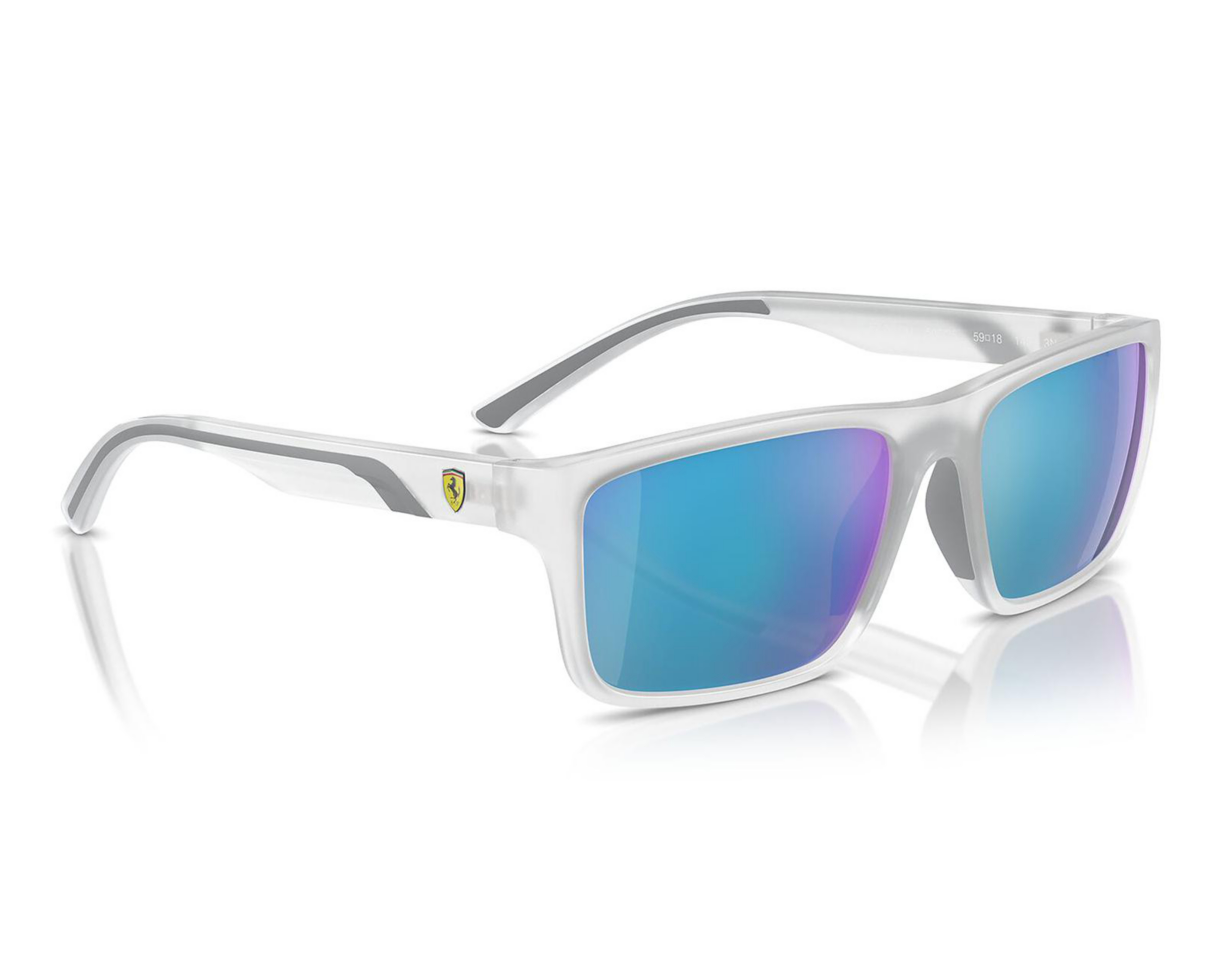 Foto 6 pulgar | Lentes de Sol para Hombre Ferrari Cuadrado 0FZ6003U Blanco