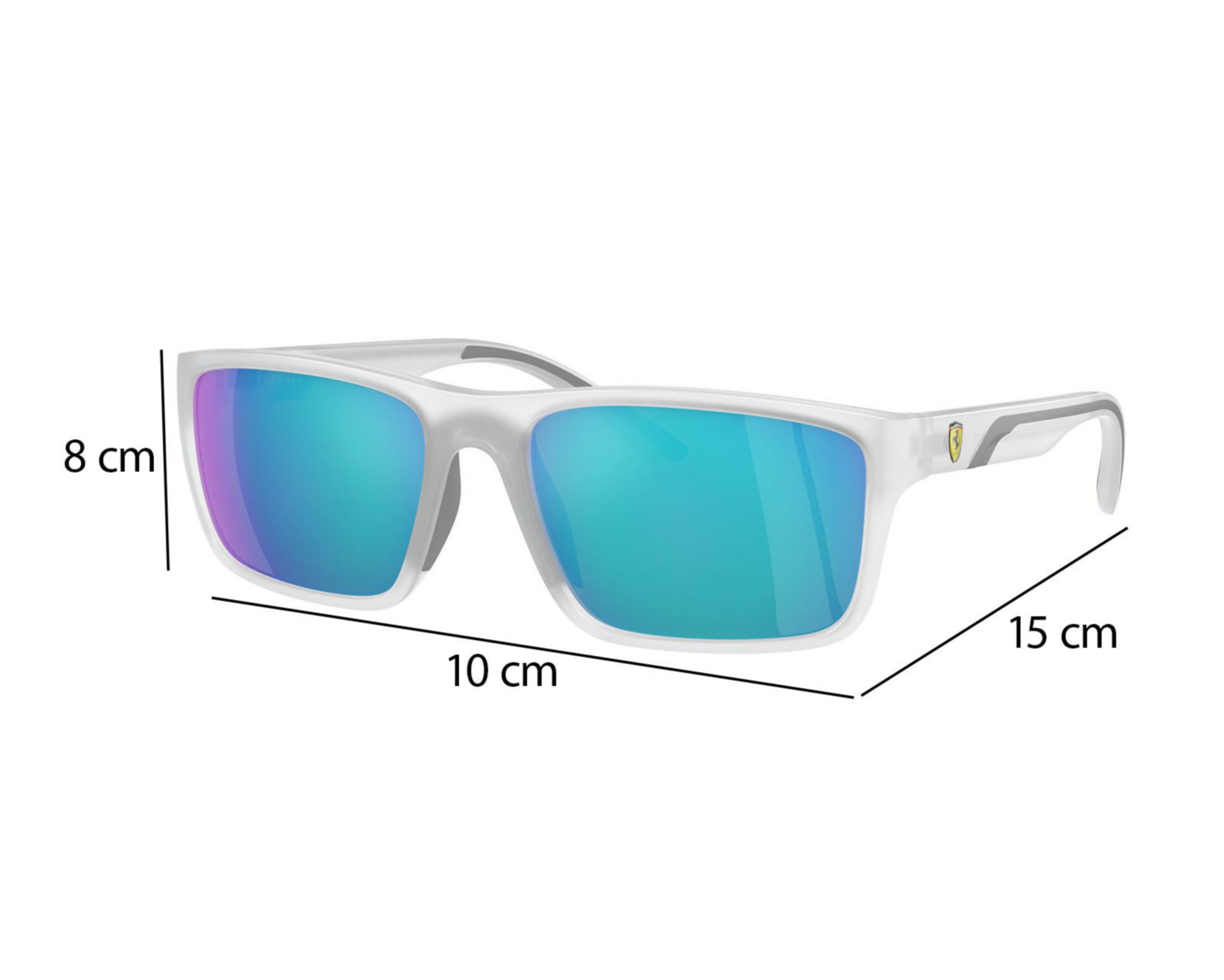 Foto 7 | Lentes de Sol para Hombre Ferrari Cuadrado 0FZ6003U Blanco