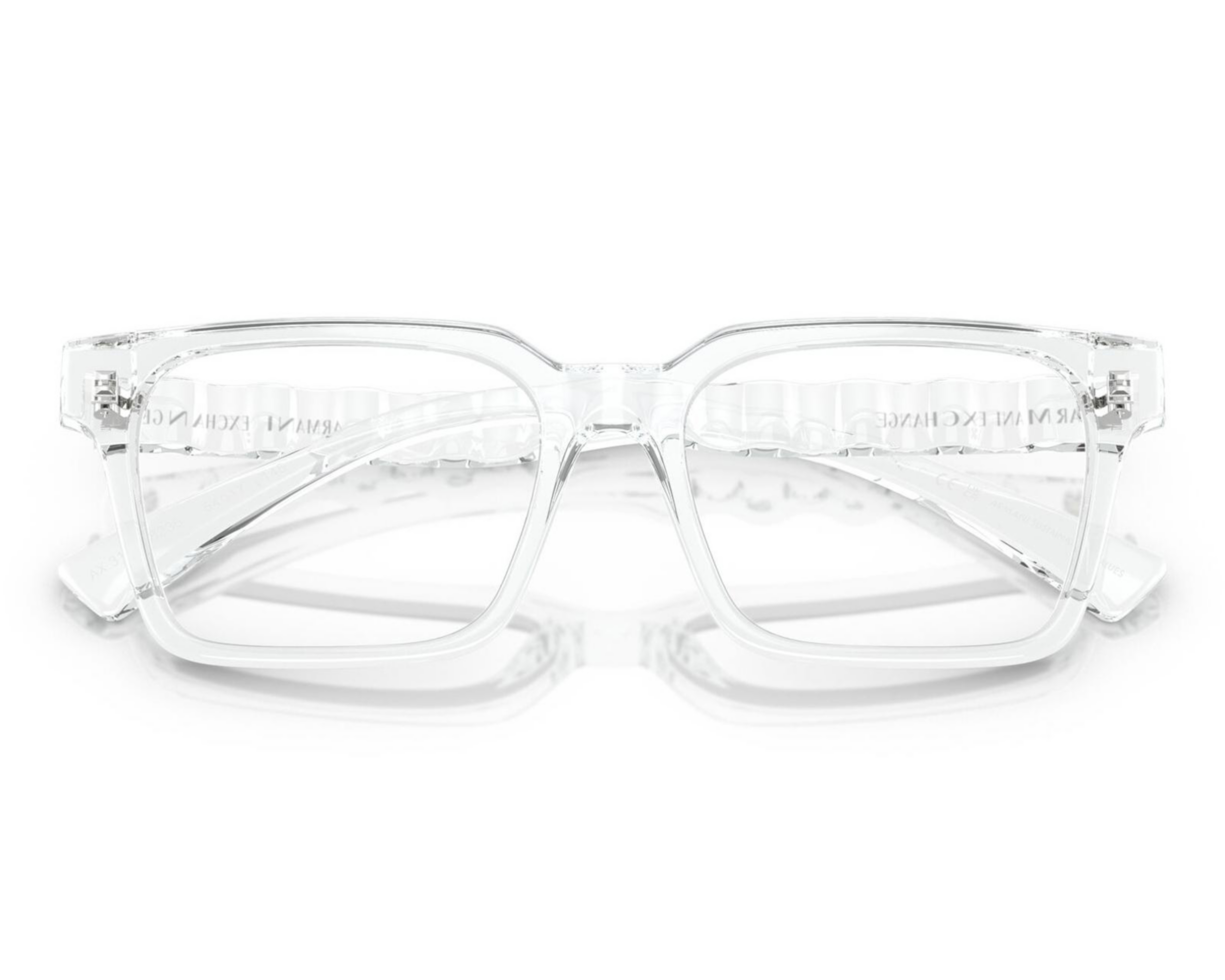 Foto 4 | Armazón Oftálmico Unisex Armani Exchange Cuadrado Transparente