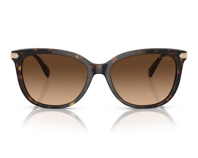 Foto 2 | Lentes de Sol para Mujer Coach Dark Tortoise Wayfarer Café
