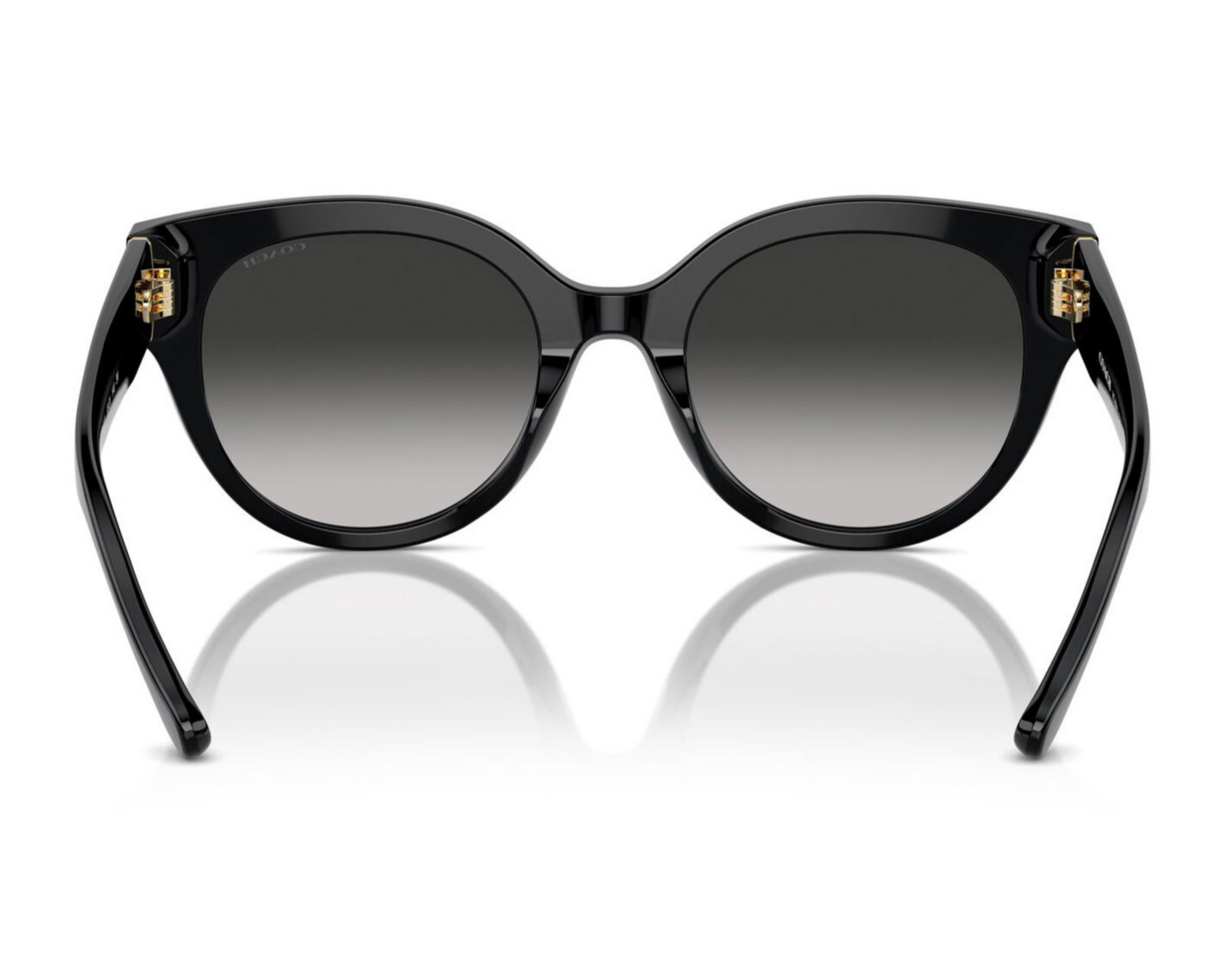 Foto 4 pulgar | Lentes de Sol para Mujer Coach Redondos Negros