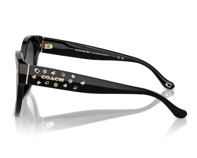 Foto 5 | Lentes de Sol para Mujer Coach Redondos Negros