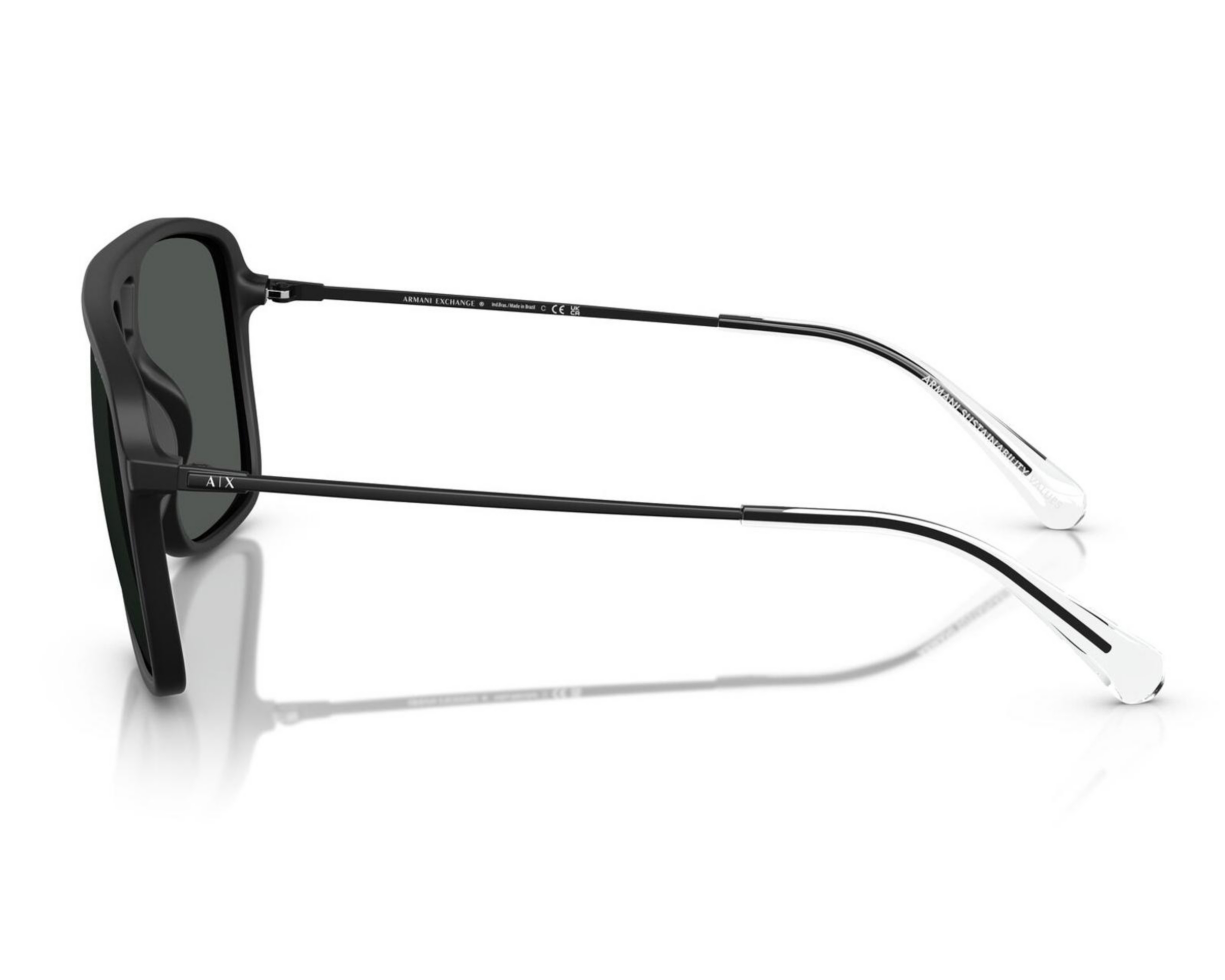 Foto 5 pulgar | Lentes de Sol para Hombre Armani Exchange Aviador Negros