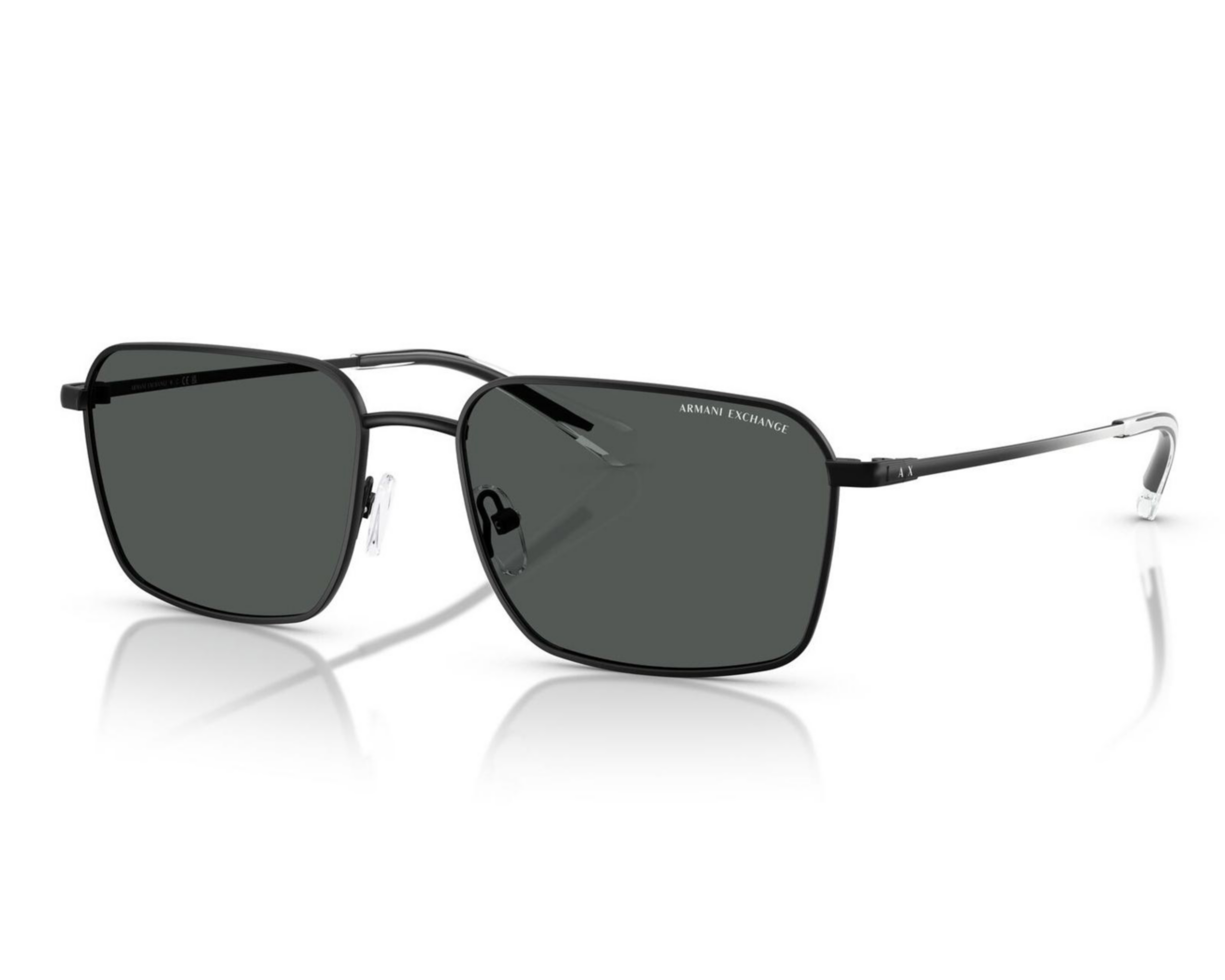 Foto 2 pulgar | Lentes de Sol para Hombre Armani Exchange Cuadrados Negro