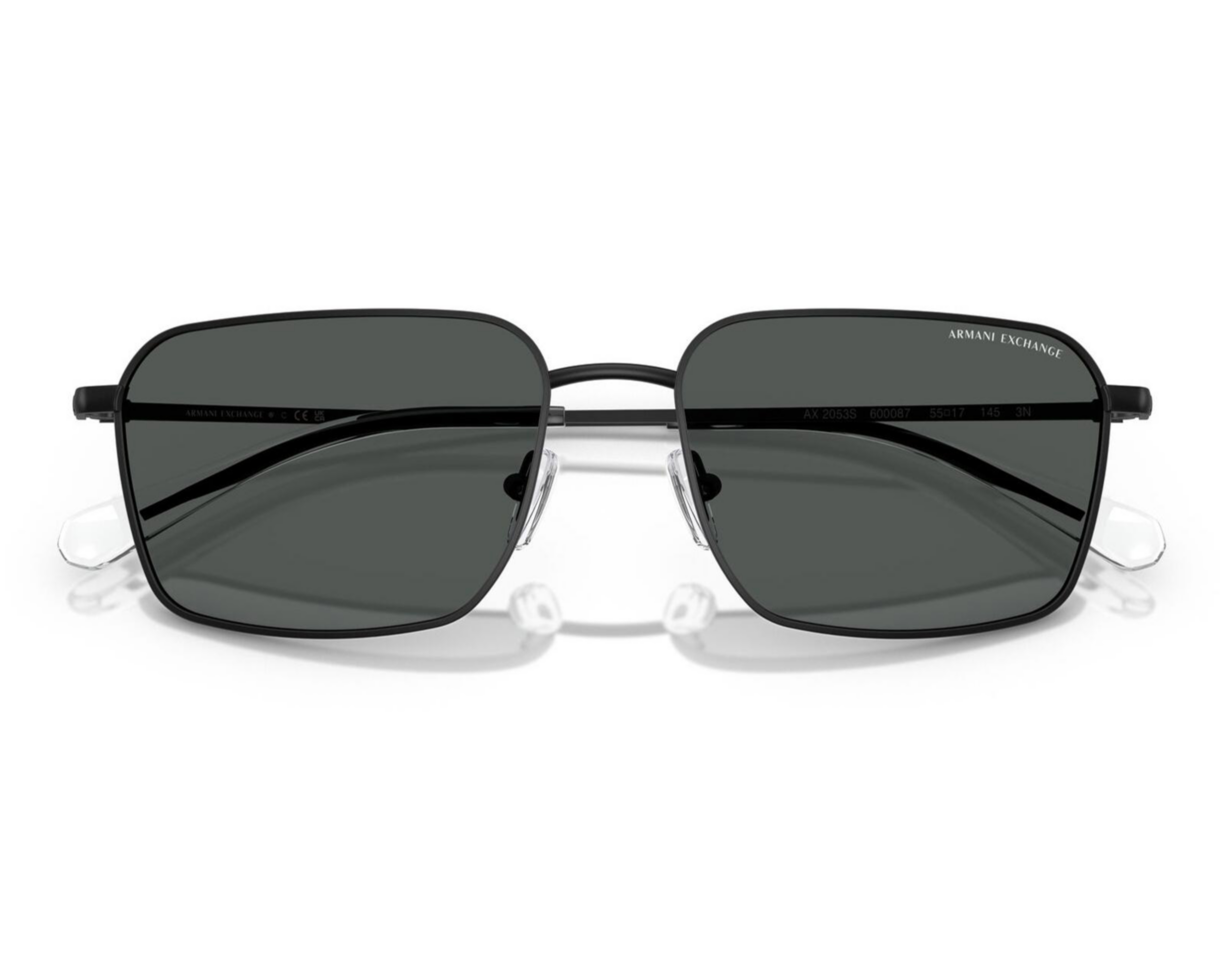 Foto 6 pulgar | Lentes de Sol para Hombre Armani Exchange Cuadrados Negro