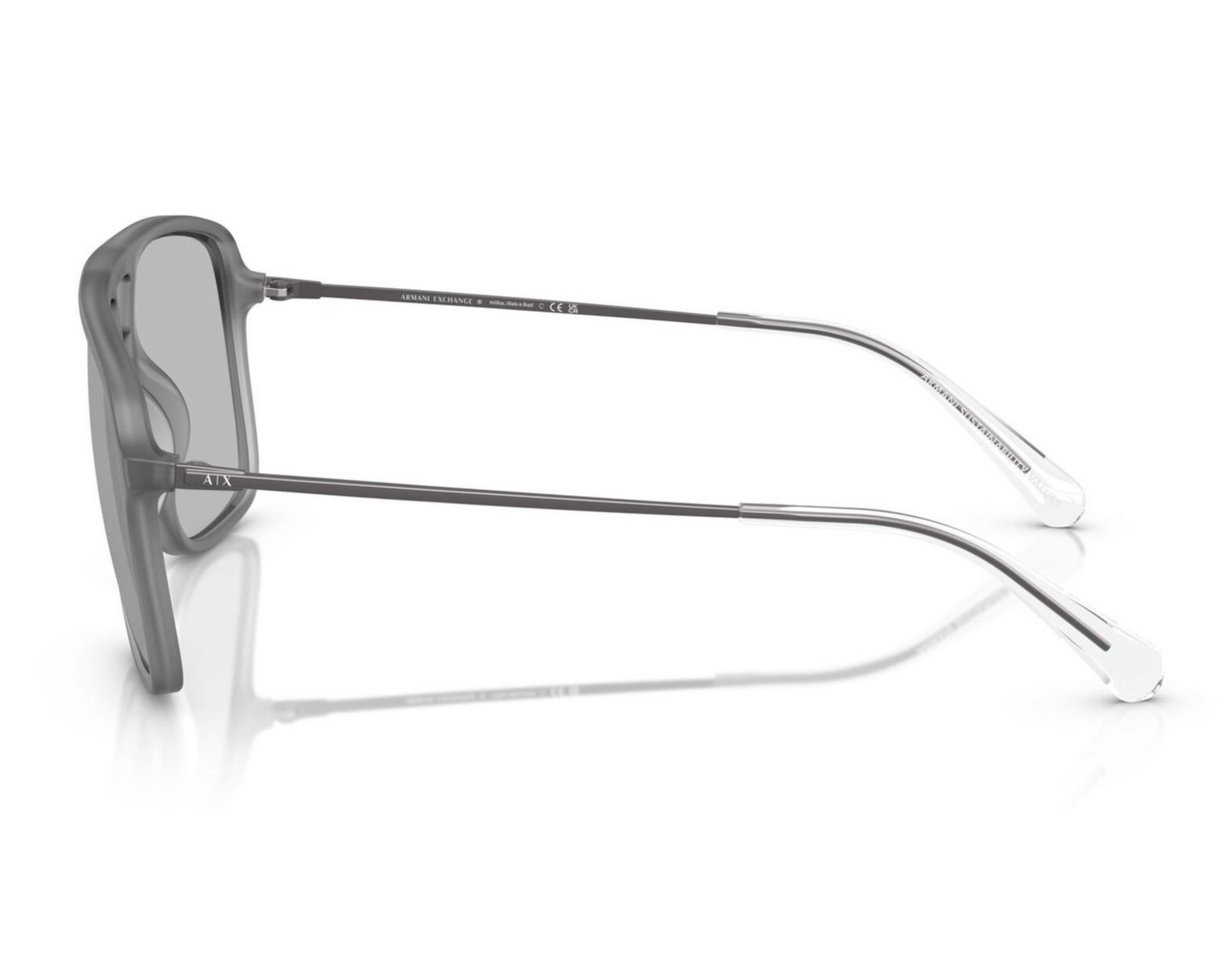 Foto 5 | Lentes de Sol para Hombre Armani Exchange Cuadrados Gris