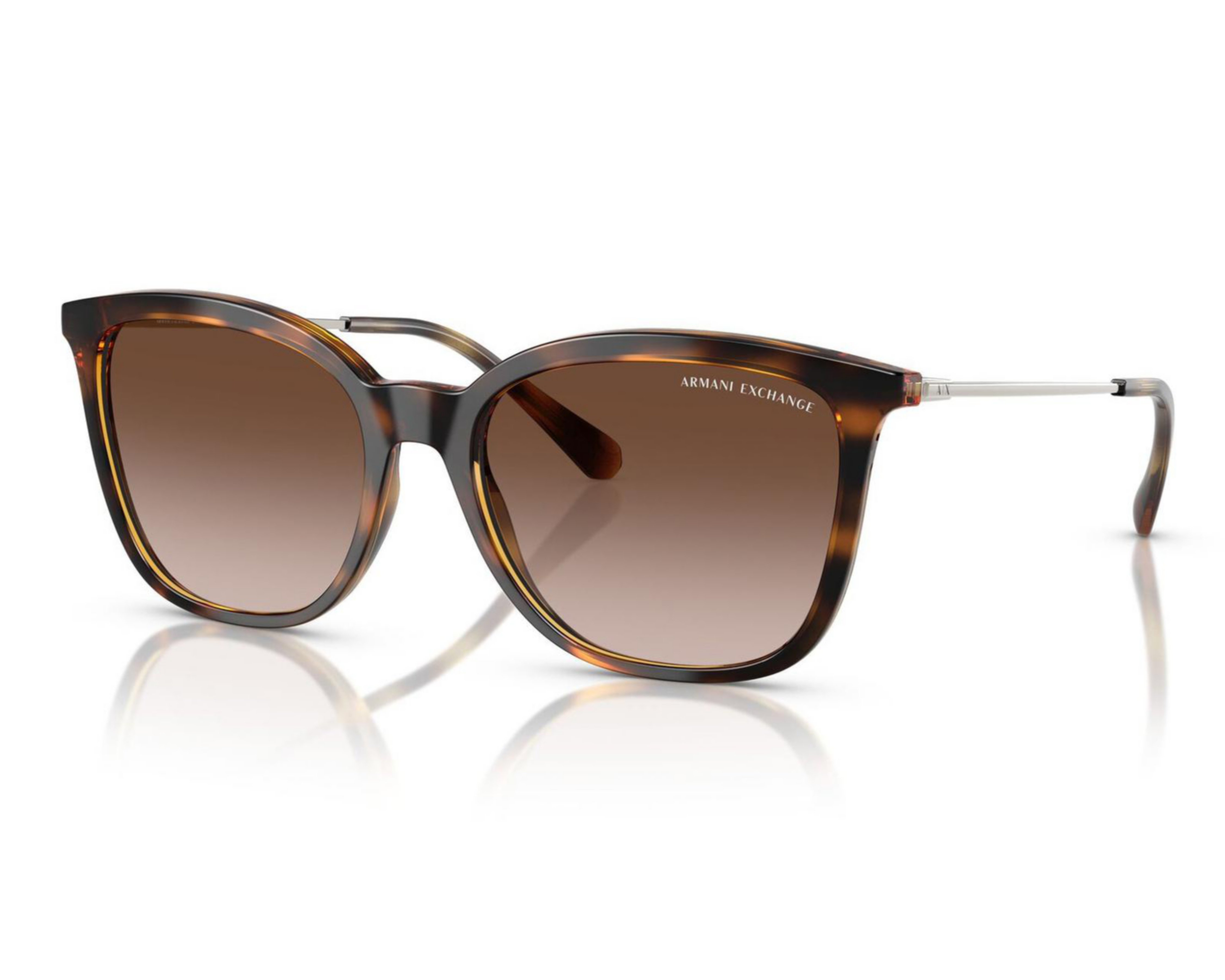 Lentes de Sol para Mujer Armani Exchange Wayfarer Café