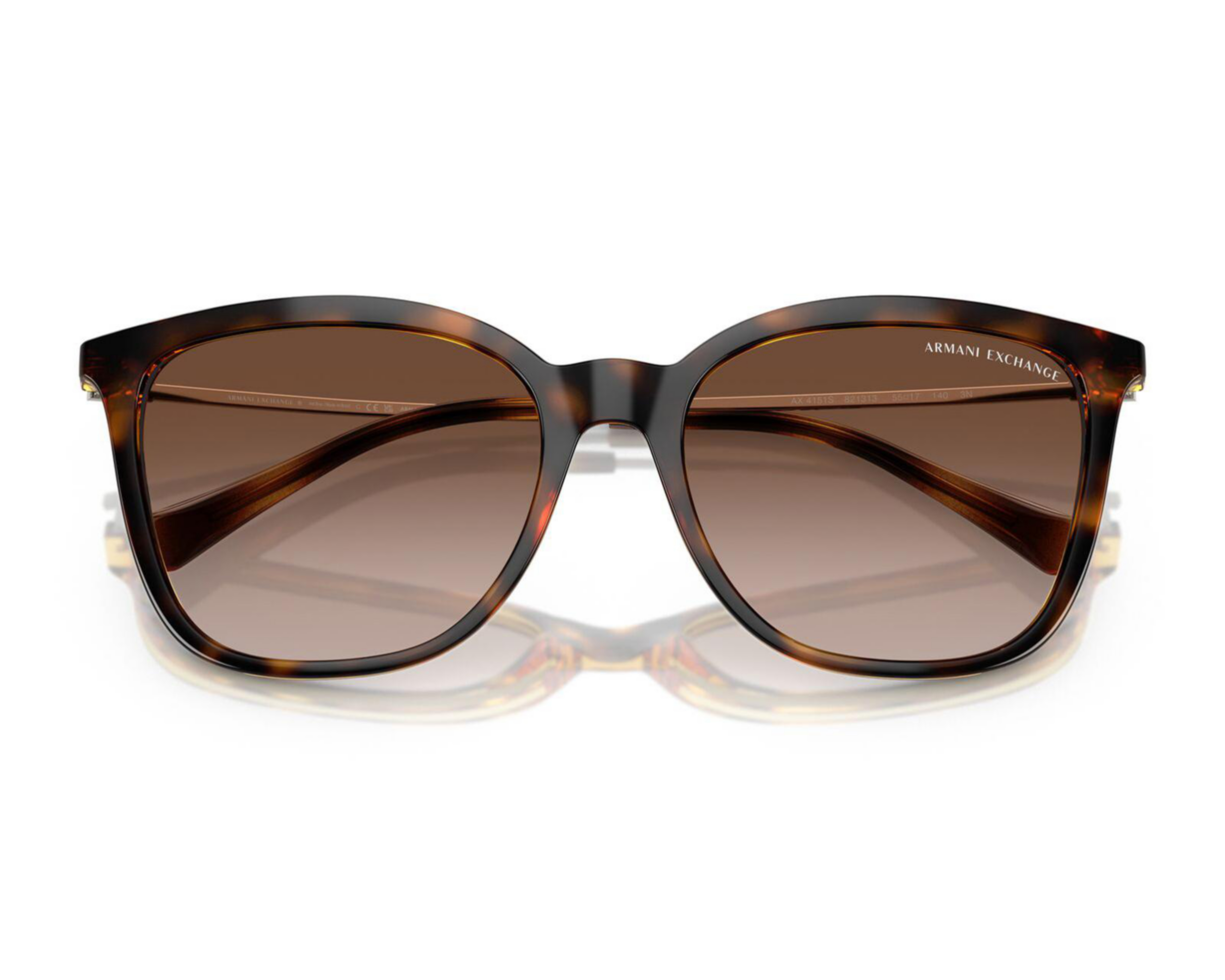 Foto 5 | Lentes de Sol para Mujer Armani Exchange Wayfarer Café
