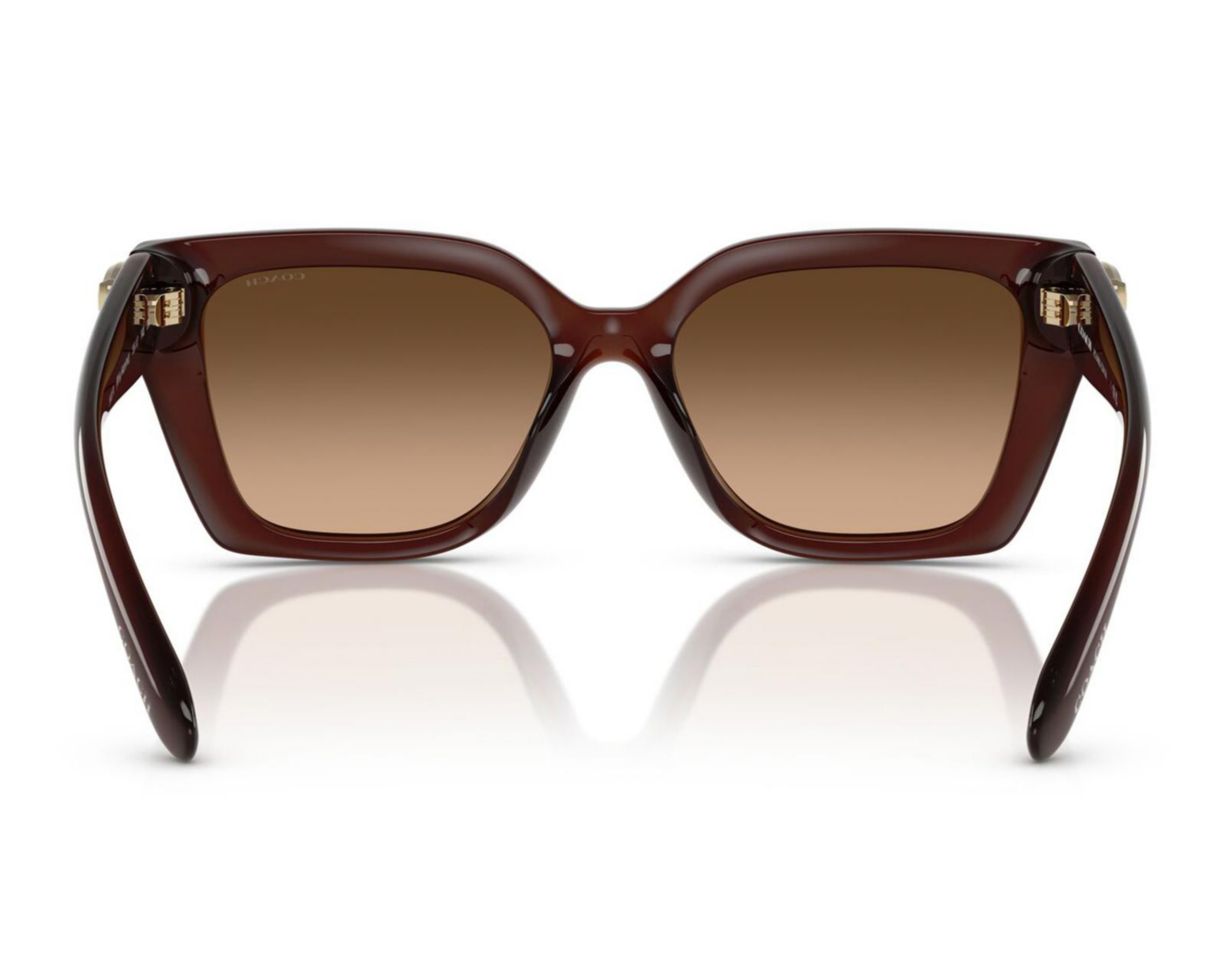 Foto 3 | Lentes de Sol para Mujer Coach Wayfarer Café