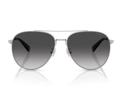 Foto 2 | Lentes de Sol para Mujer Coach Aviador Plateado