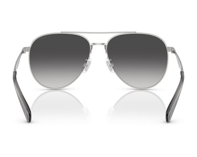 Foto 3 | Lentes de Sol para Mujer Coach Aviador Plateado