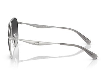 Foto 4 | Lentes de Sol para Mujer Coach Aviador Plateado