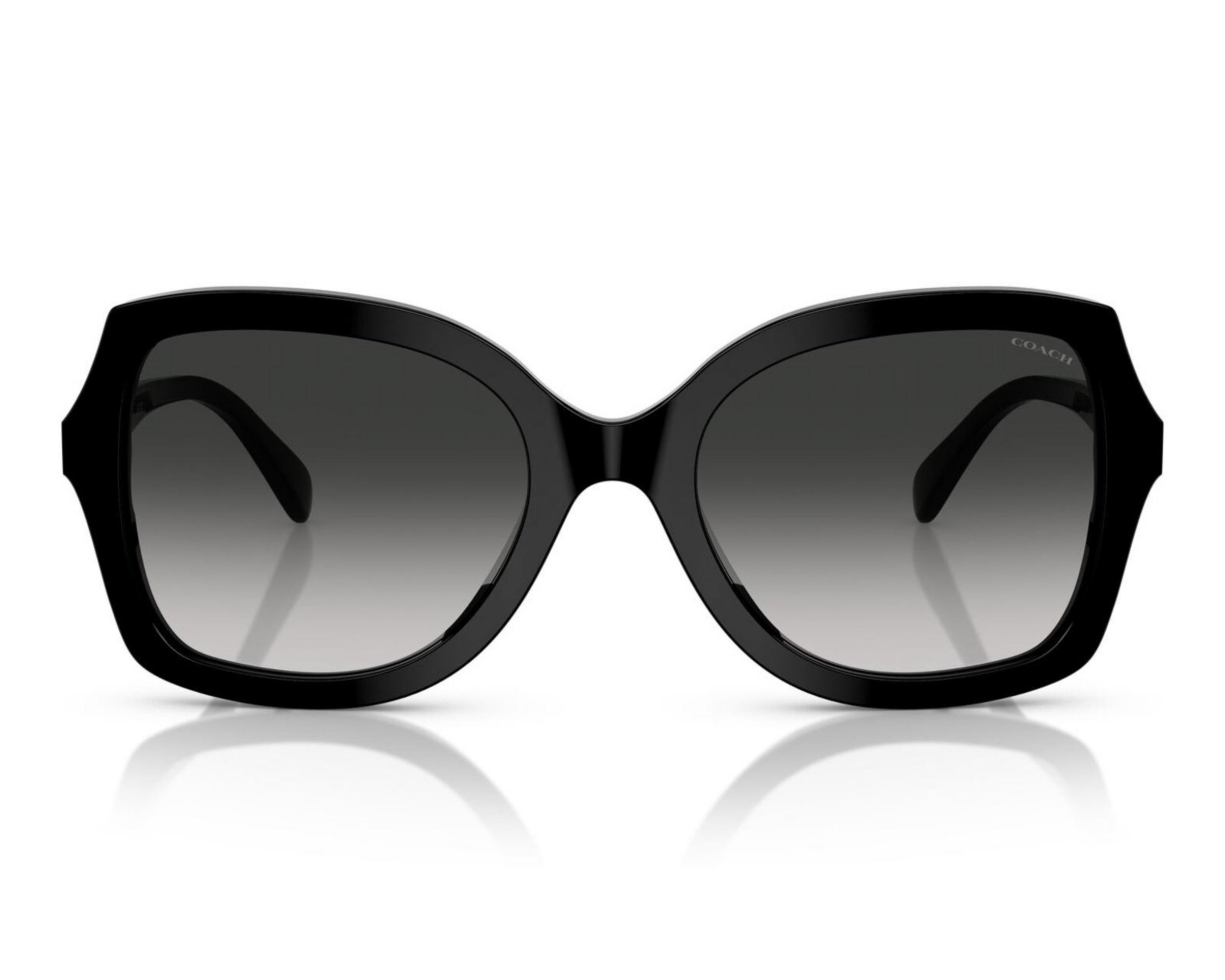 Foto 3 pulgar | Lentes de Sol para Mujer Coach Cuadrados Negro