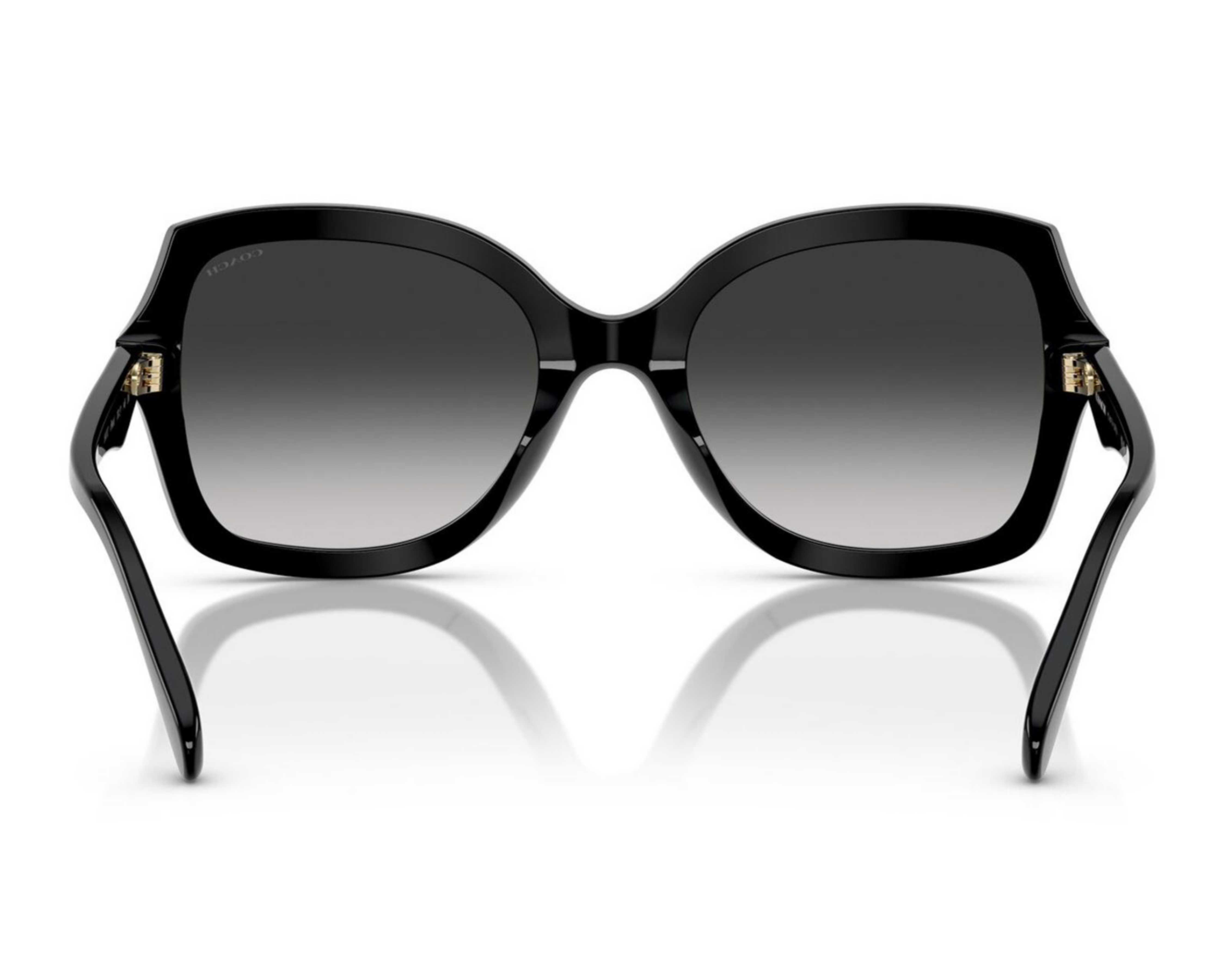 Foto 4 pulgar | Lentes de Sol para Mujer Coach Cuadrados Negro