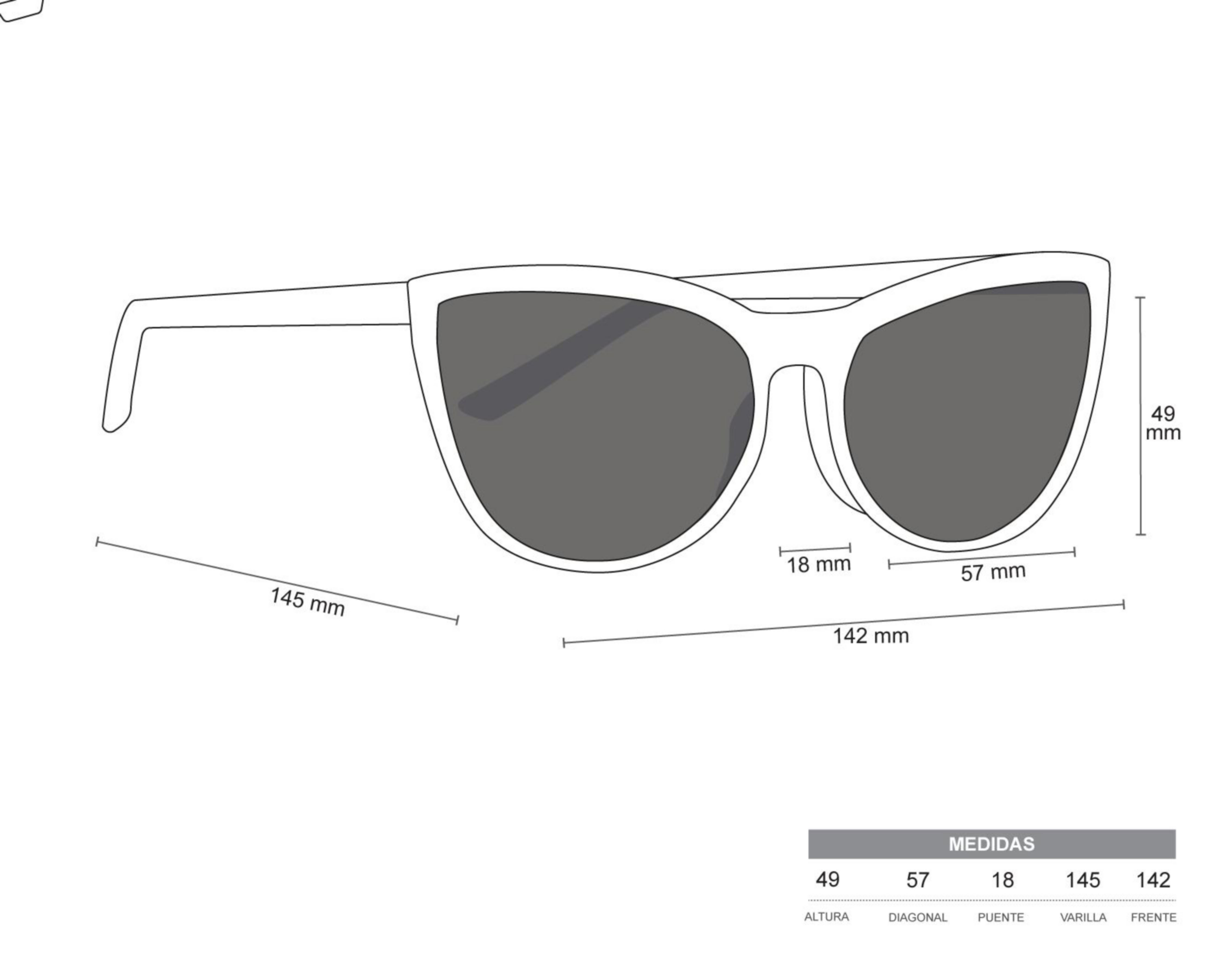 Foto 7 pulgar | Lentes de Sol para Mujer Coach Cuadrados Negro