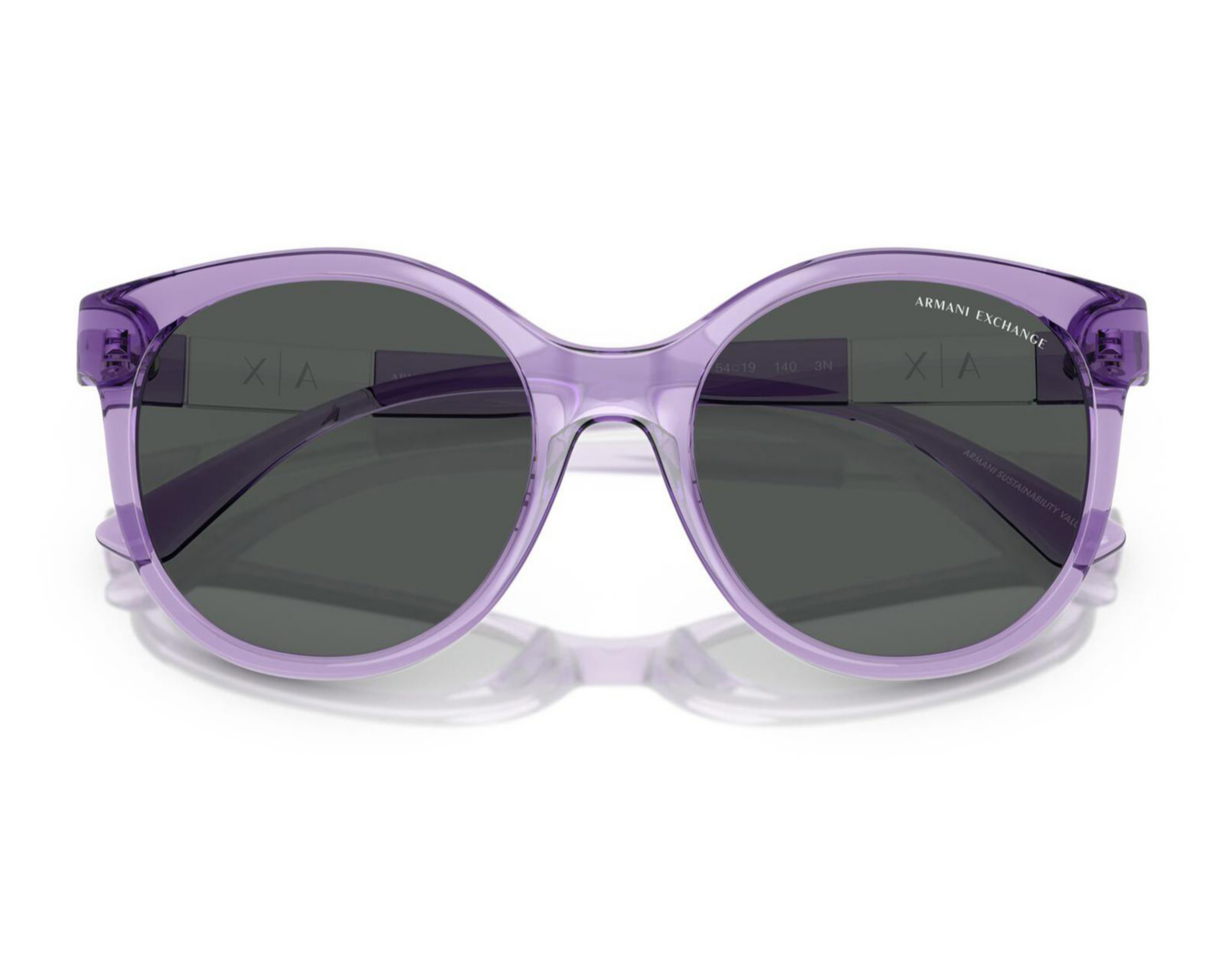 Foto 5 | Lentes de Sol para Mujer Armani Exchange Redondos Morados