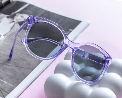 Foto 6 | Lentes de Sol para Mujer Armani Exchange Redondos Morados