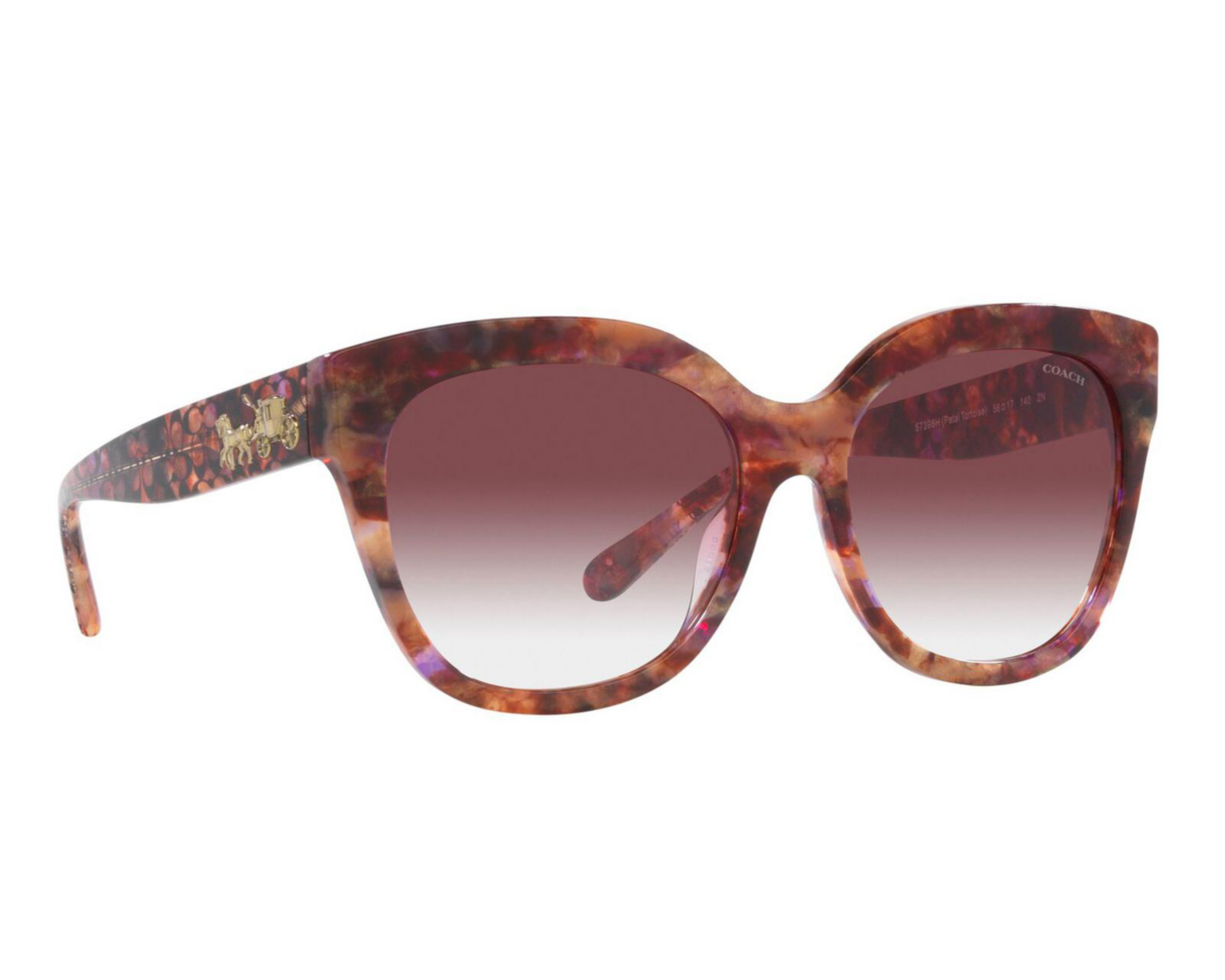 Foto 2 pulgar | Lentes de Sol para Mujer Coach Redondos Café