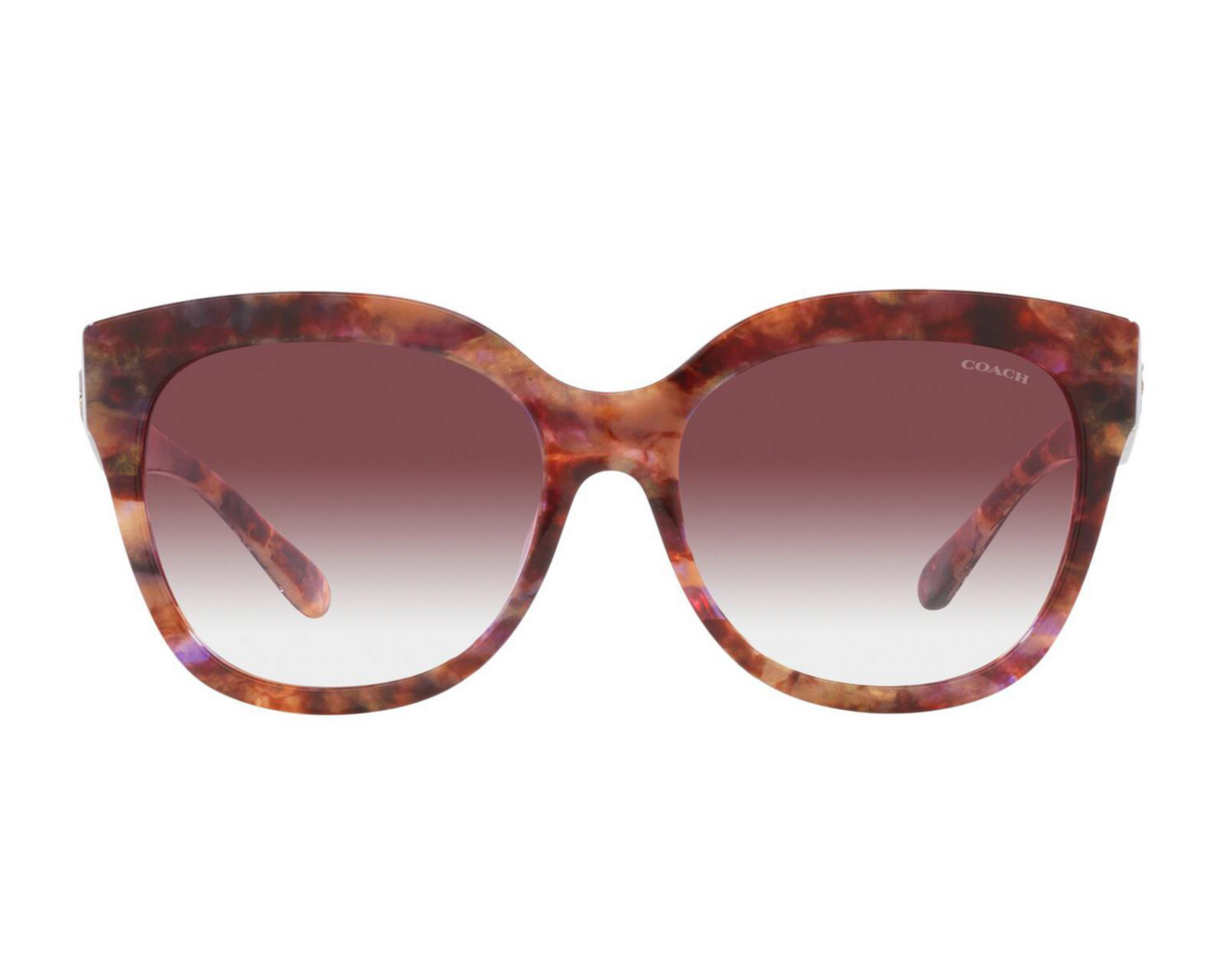 Foto 3 pulgar | Lentes de Sol para Mujer Coach Redondos Café