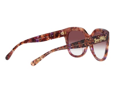 Foto 5 | Lentes de Sol para Mujer Coach Redondos Café