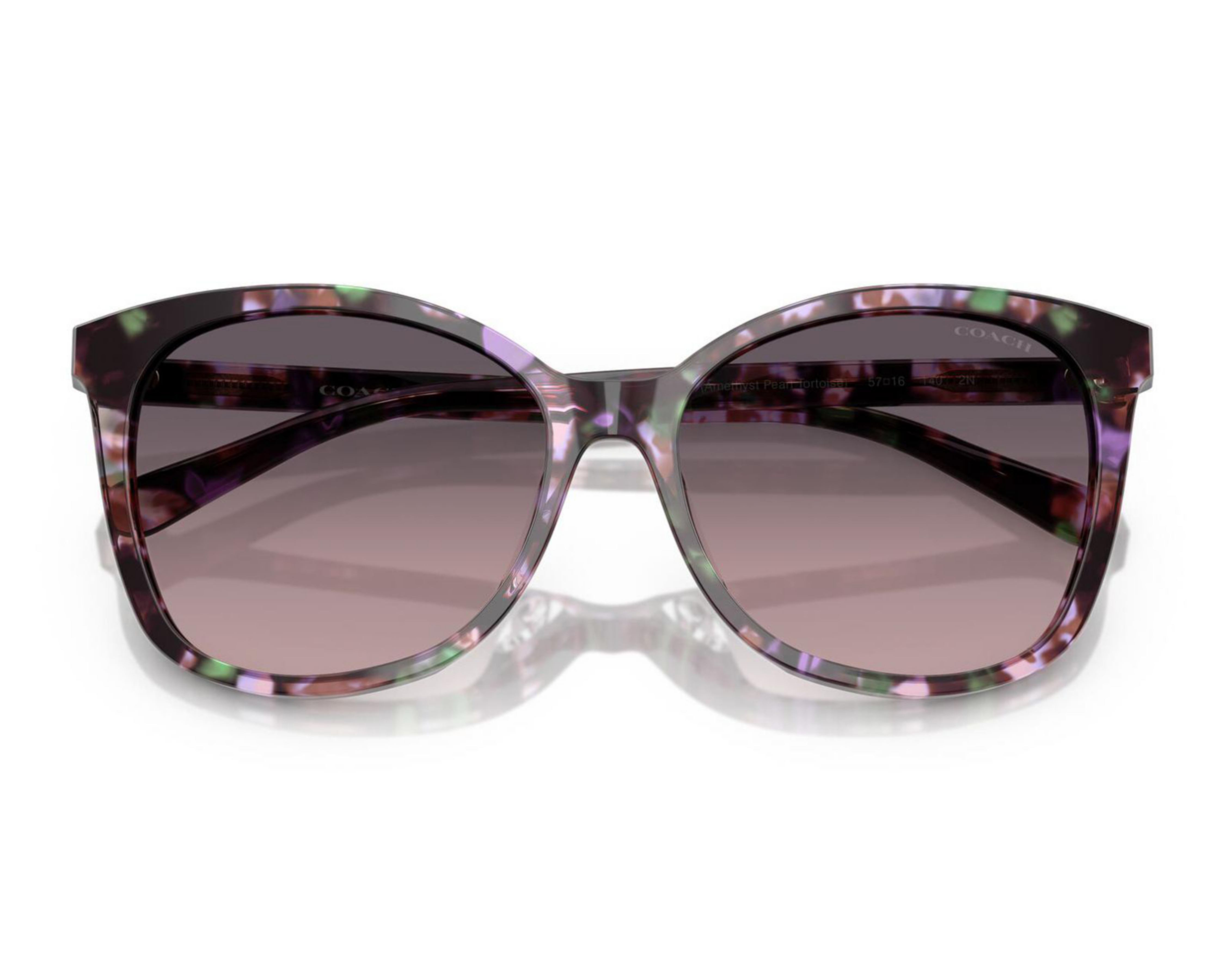 Foto 5 | Lentes de Sol para Mujer Coach Redondos Morados