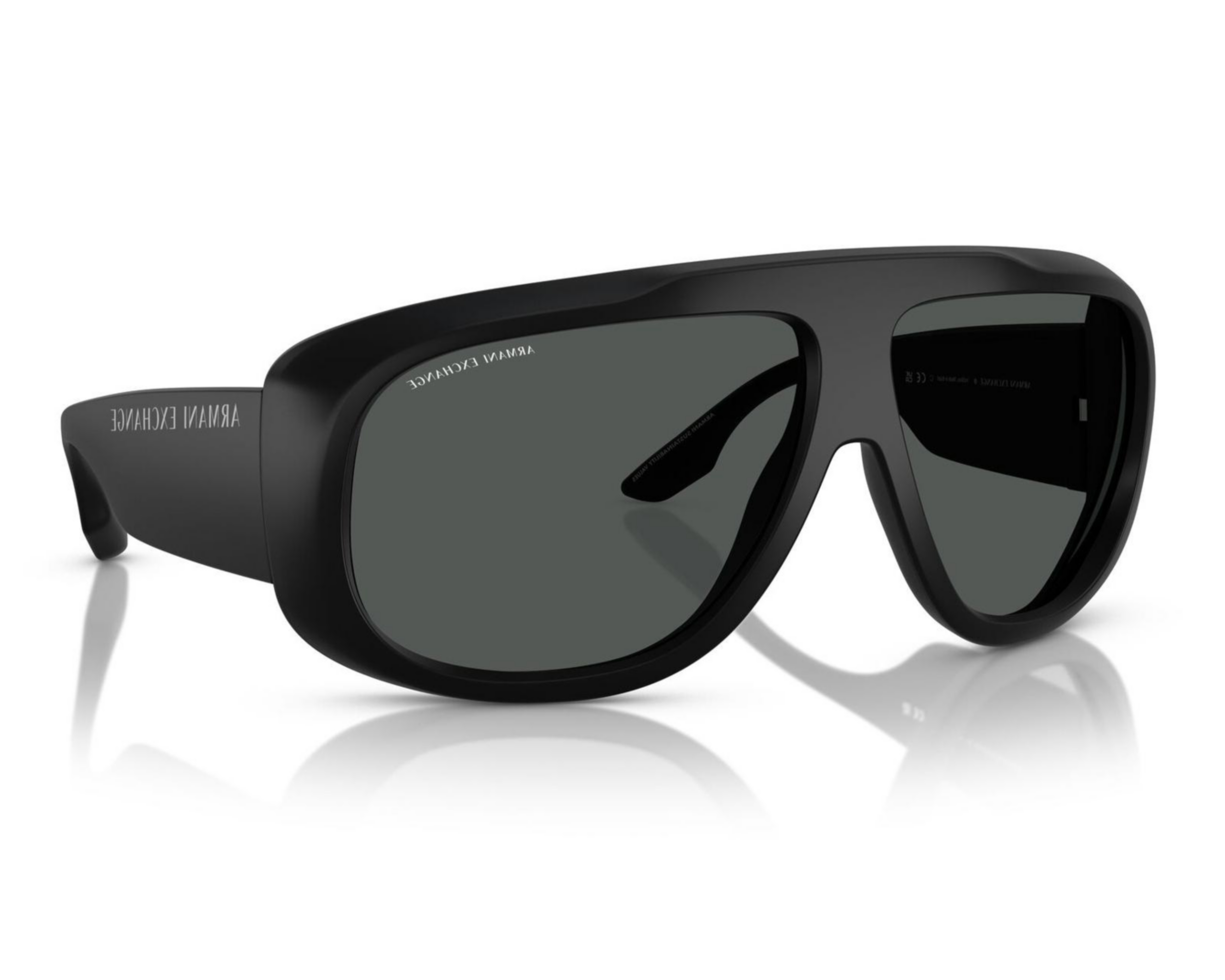 Lentes de Sol para Hombre Armani Exchange Deportivos Negros