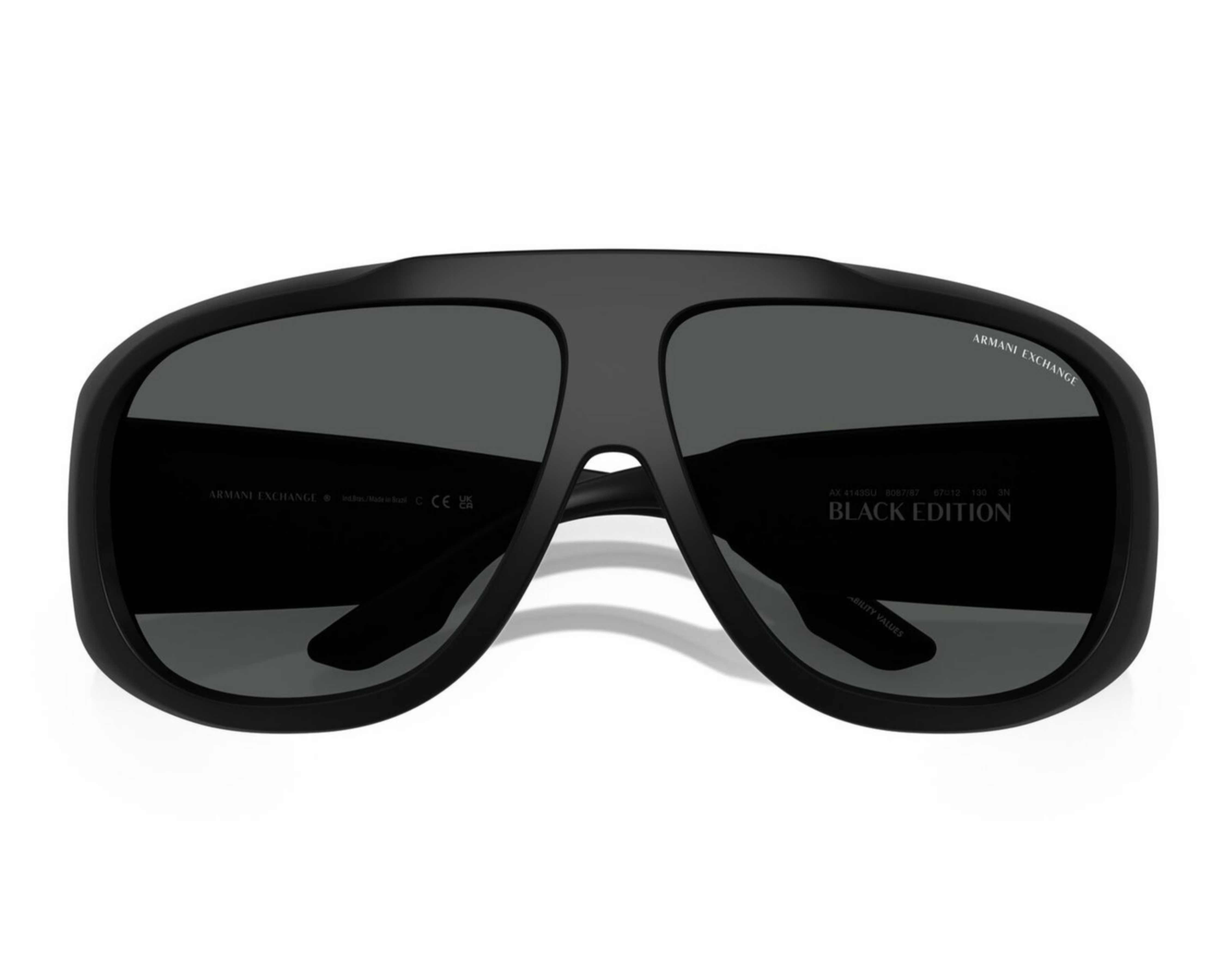 Foto 5 pulgar | Lentes de Sol para Hombre Armani Exchange Deportivos Negros