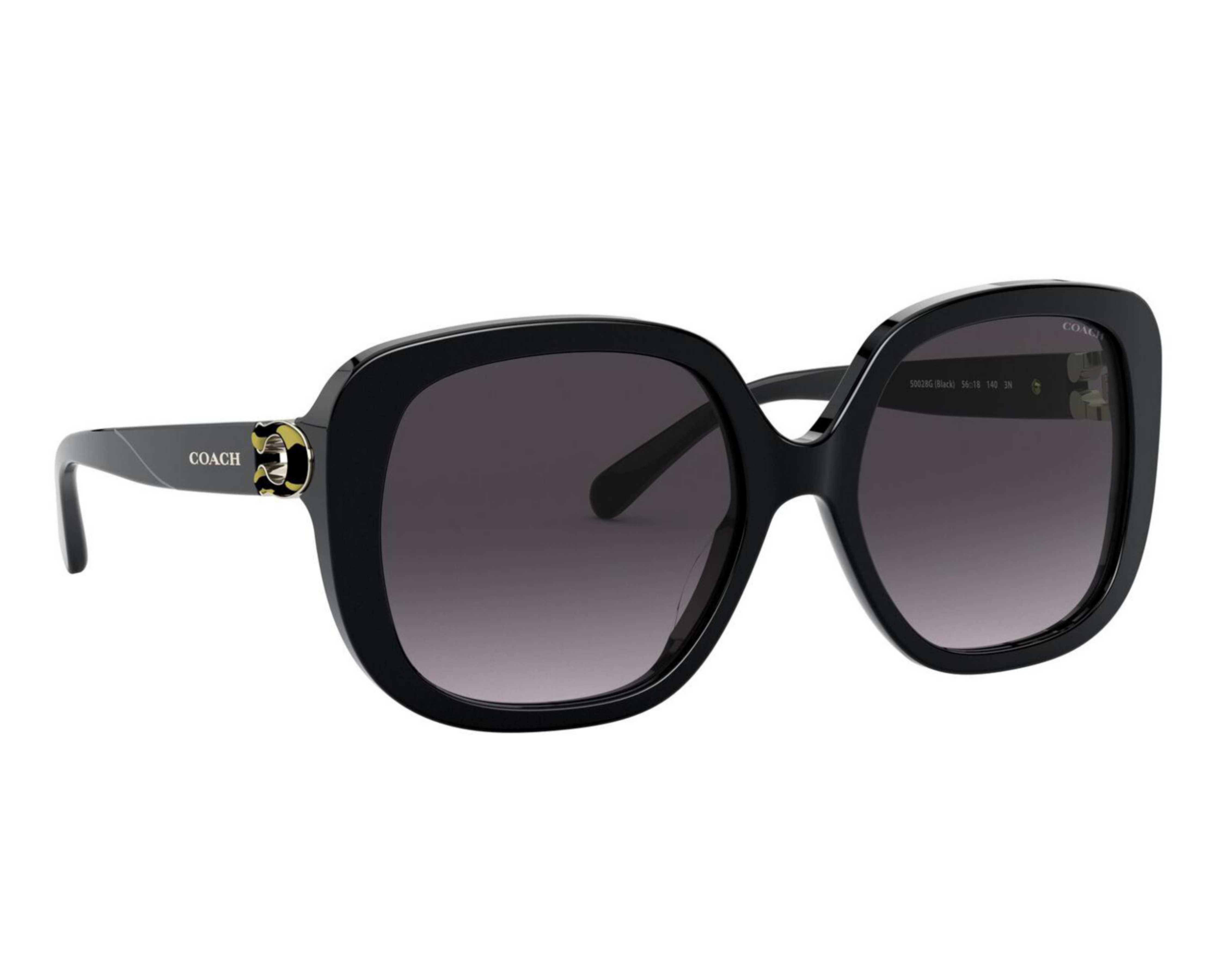Foto 2 pulgar | Lentes de Sol para Mujer Coach Redondos Negro