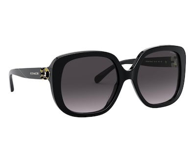 Foto 1 | Lentes de Sol para Mujer Coach Redondos Negro