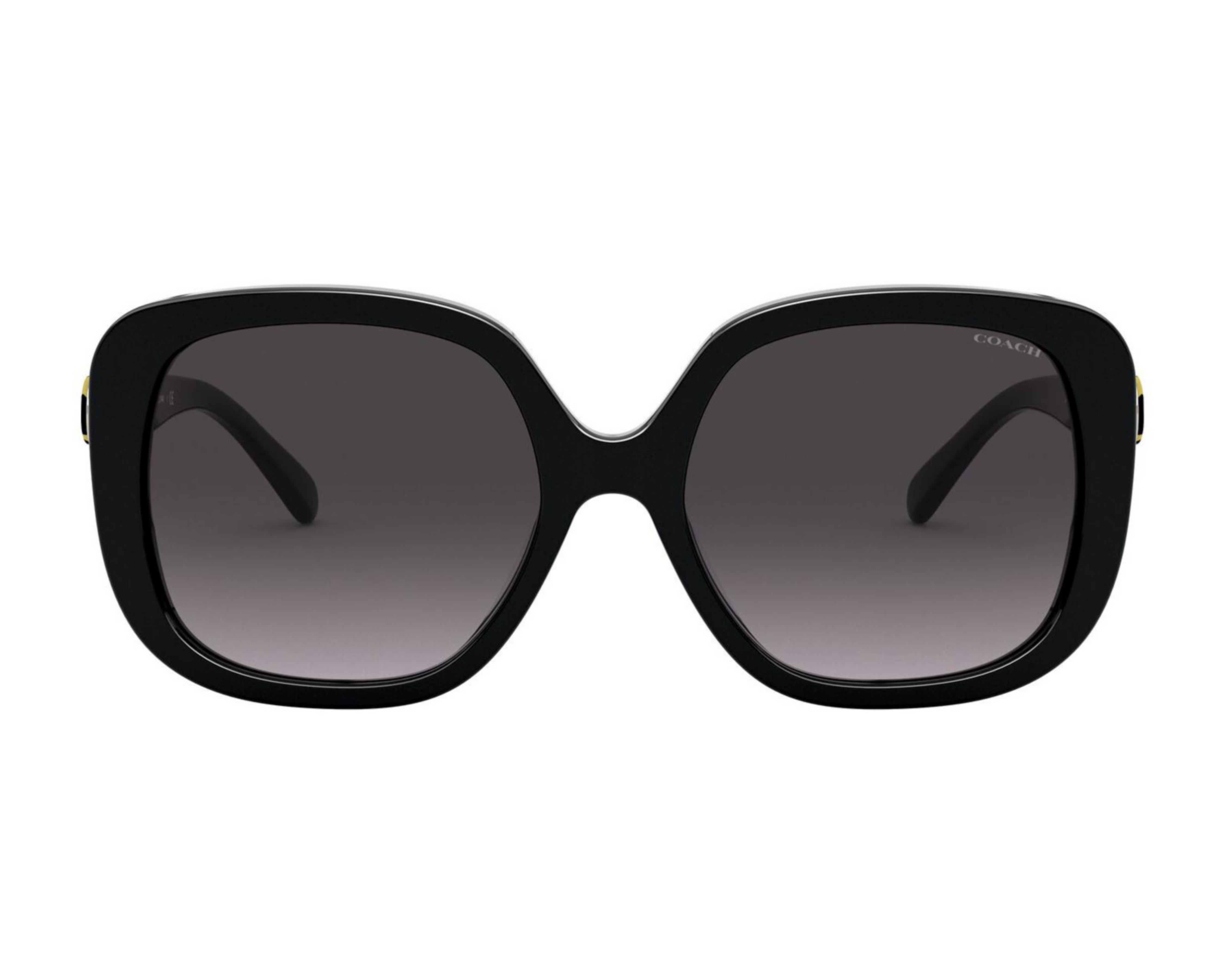 Foto 3 pulgar | Lentes de Sol para Mujer Coach Redondos Negro
