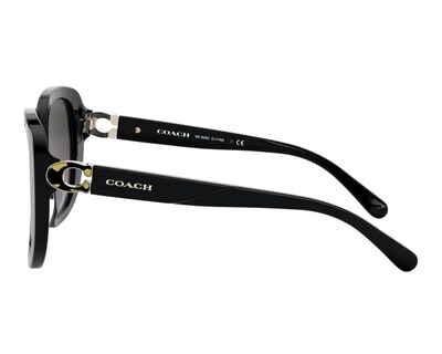 Foto 4 | Lentes de Sol para Mujer Coach Redondos Negro